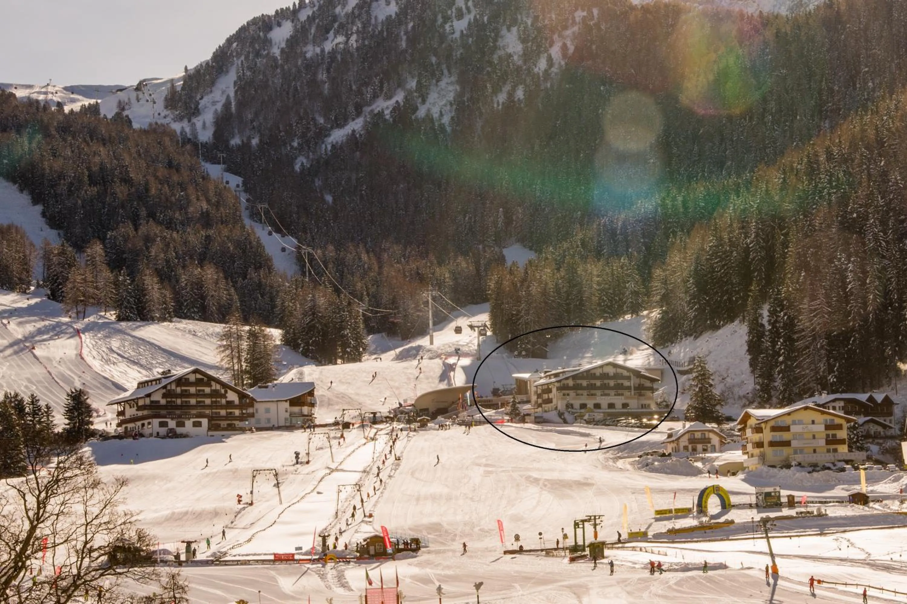 Neighbourhood in Hotel Continental Dolomites
