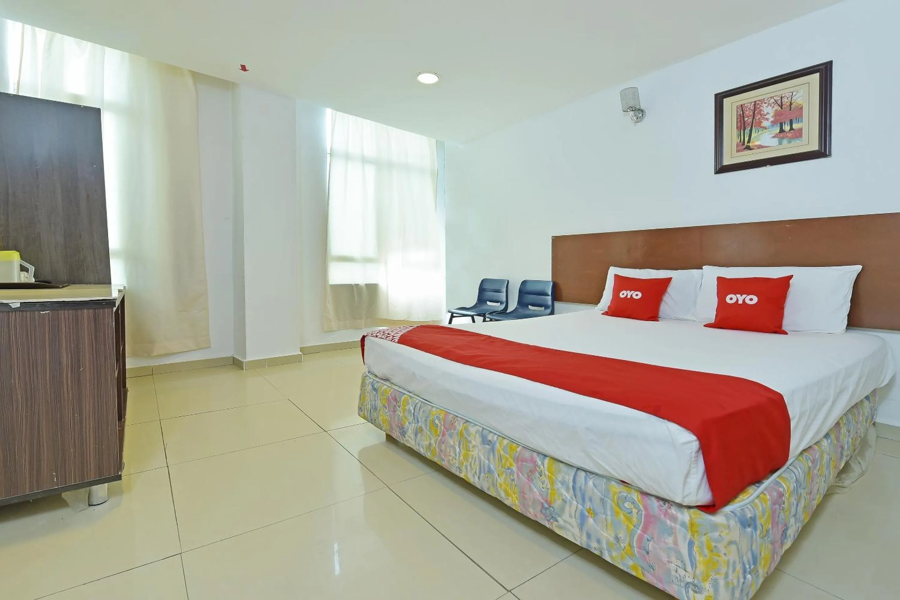 Bedroom, Bed in Hotel O Sam Huat Hotel