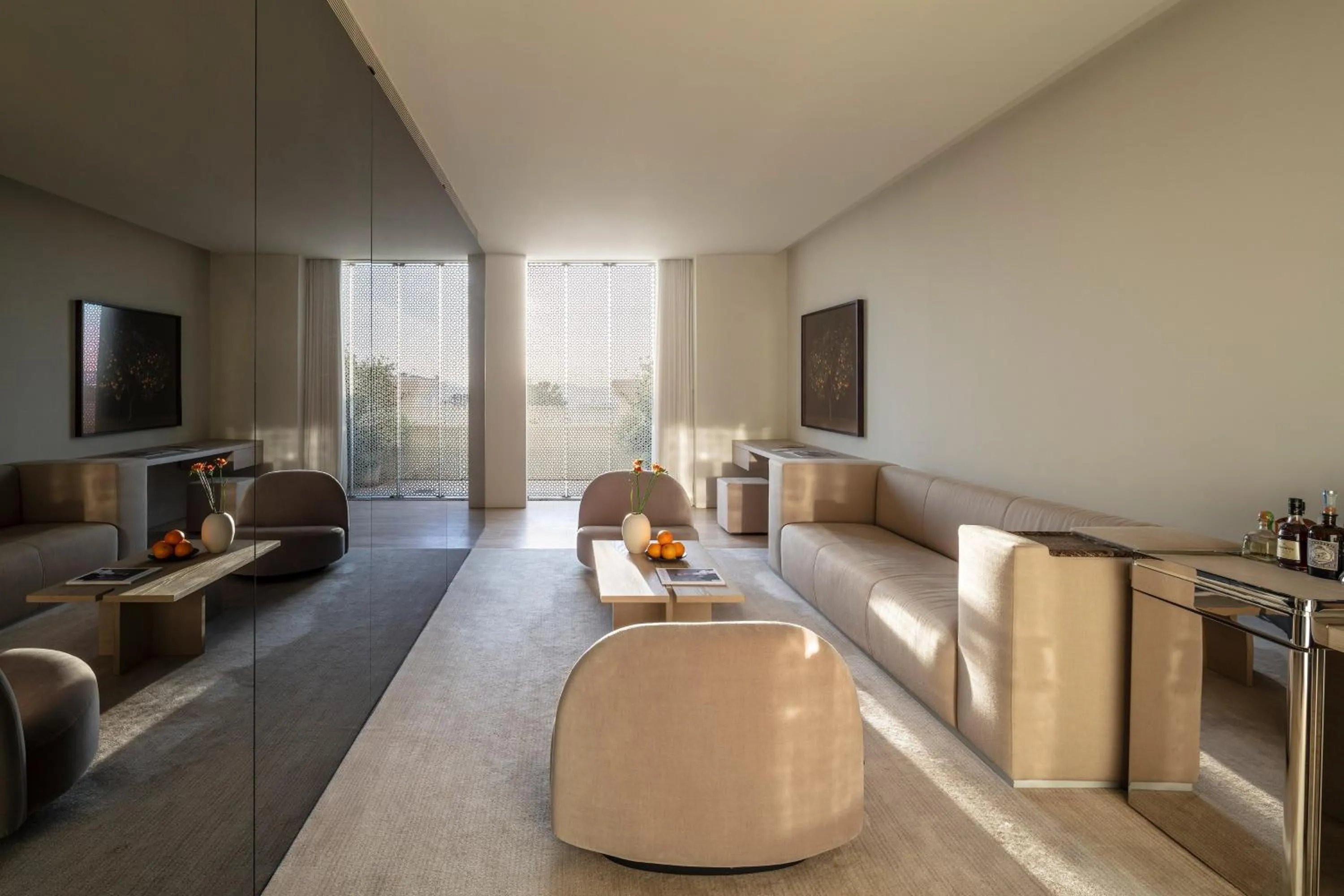 Living room in The Jaffa - Fattal Limited Edition