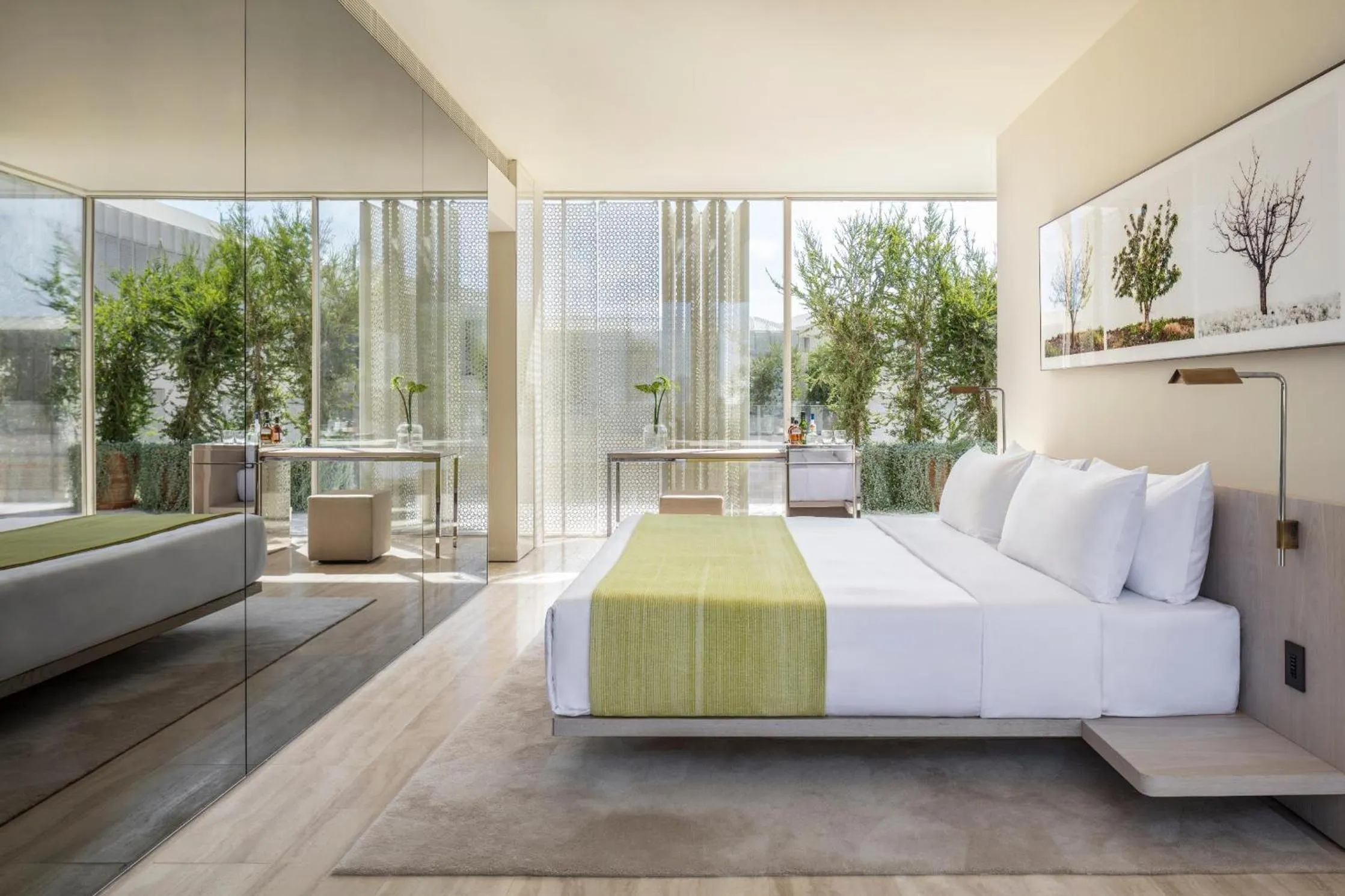 Living room, Bed in The Jaffa - Fattal Limited Edition