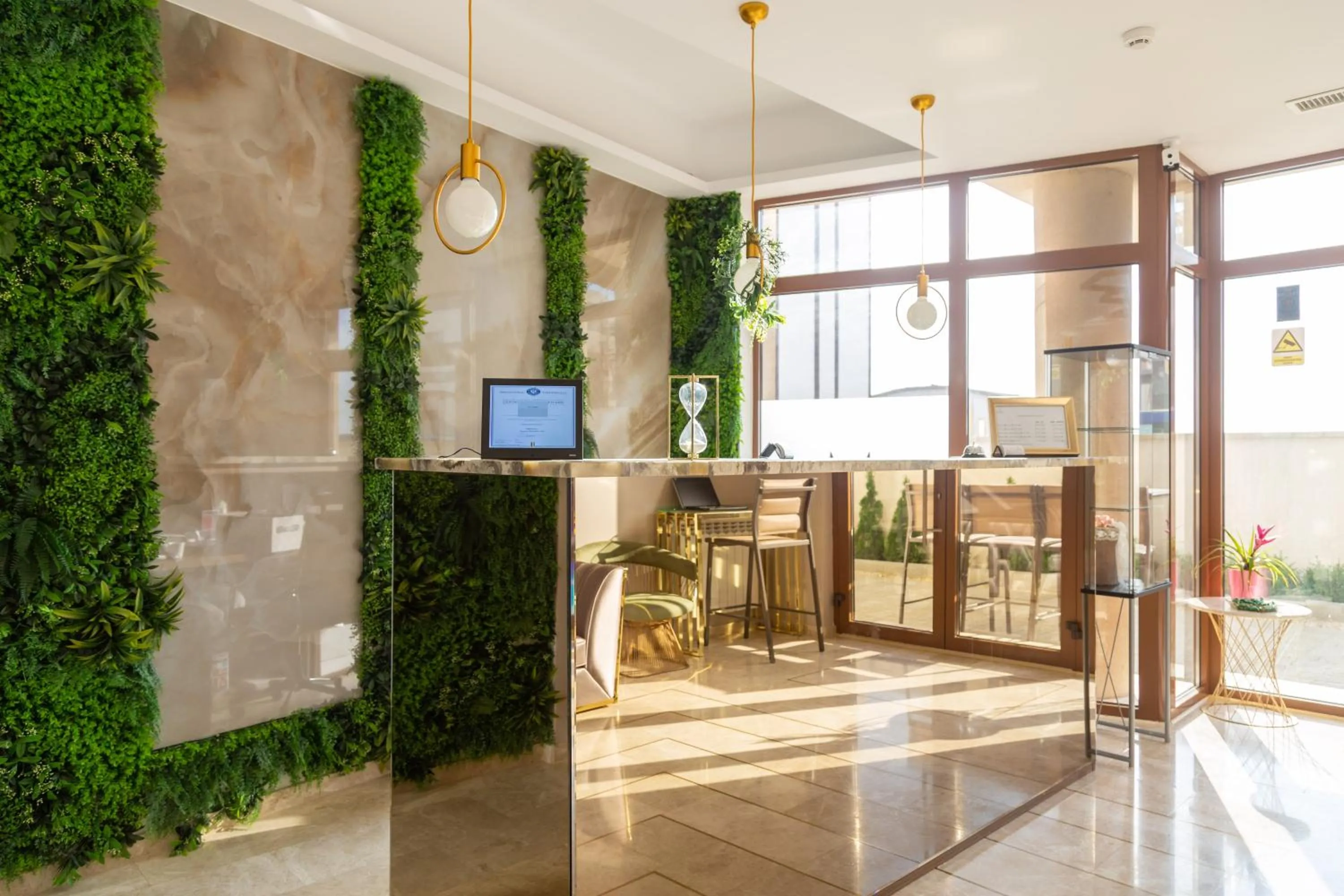 Lobby or reception in Hotel Manor