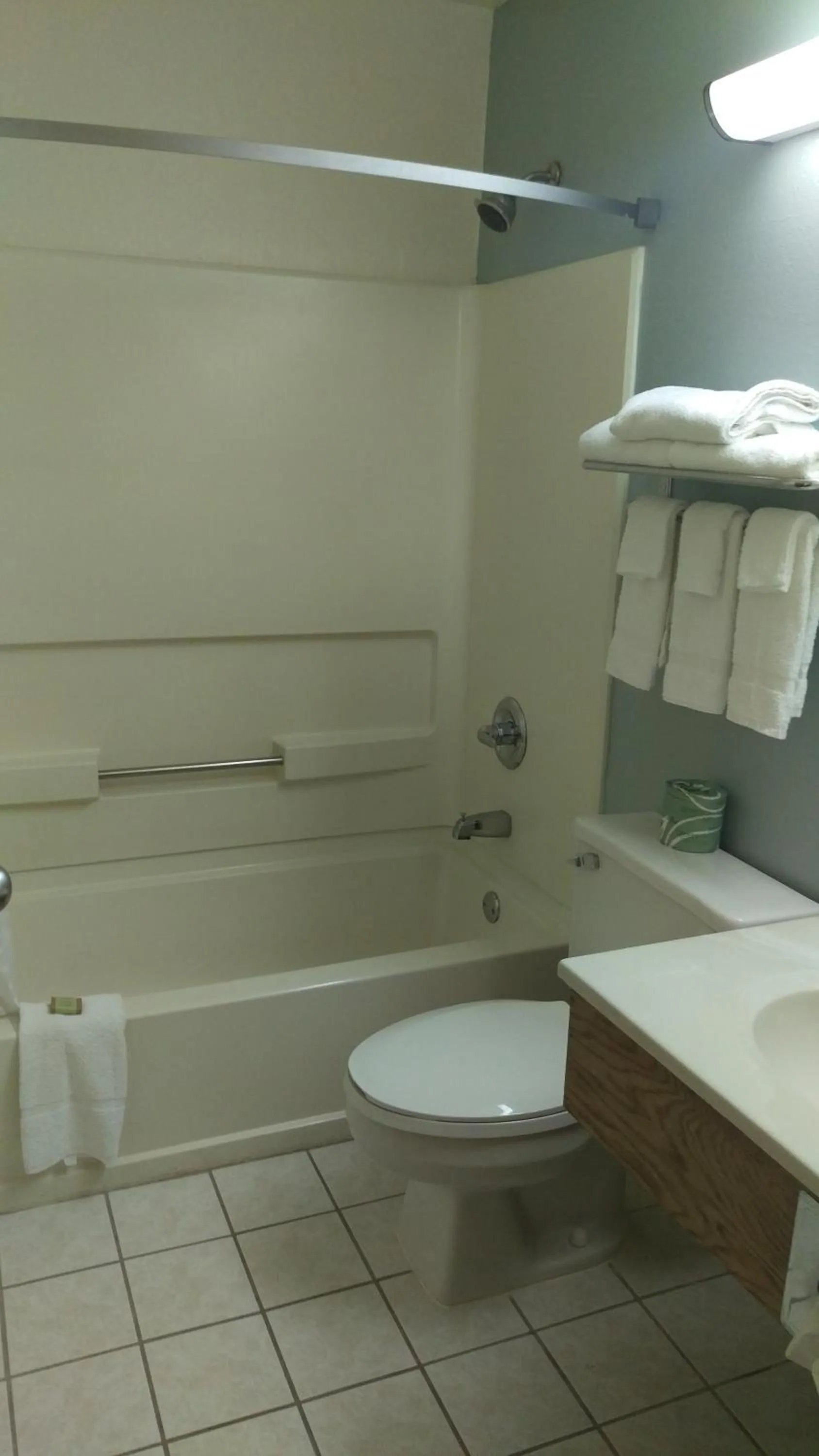 Bathroom in Super 8 by Wyndham Thurmont