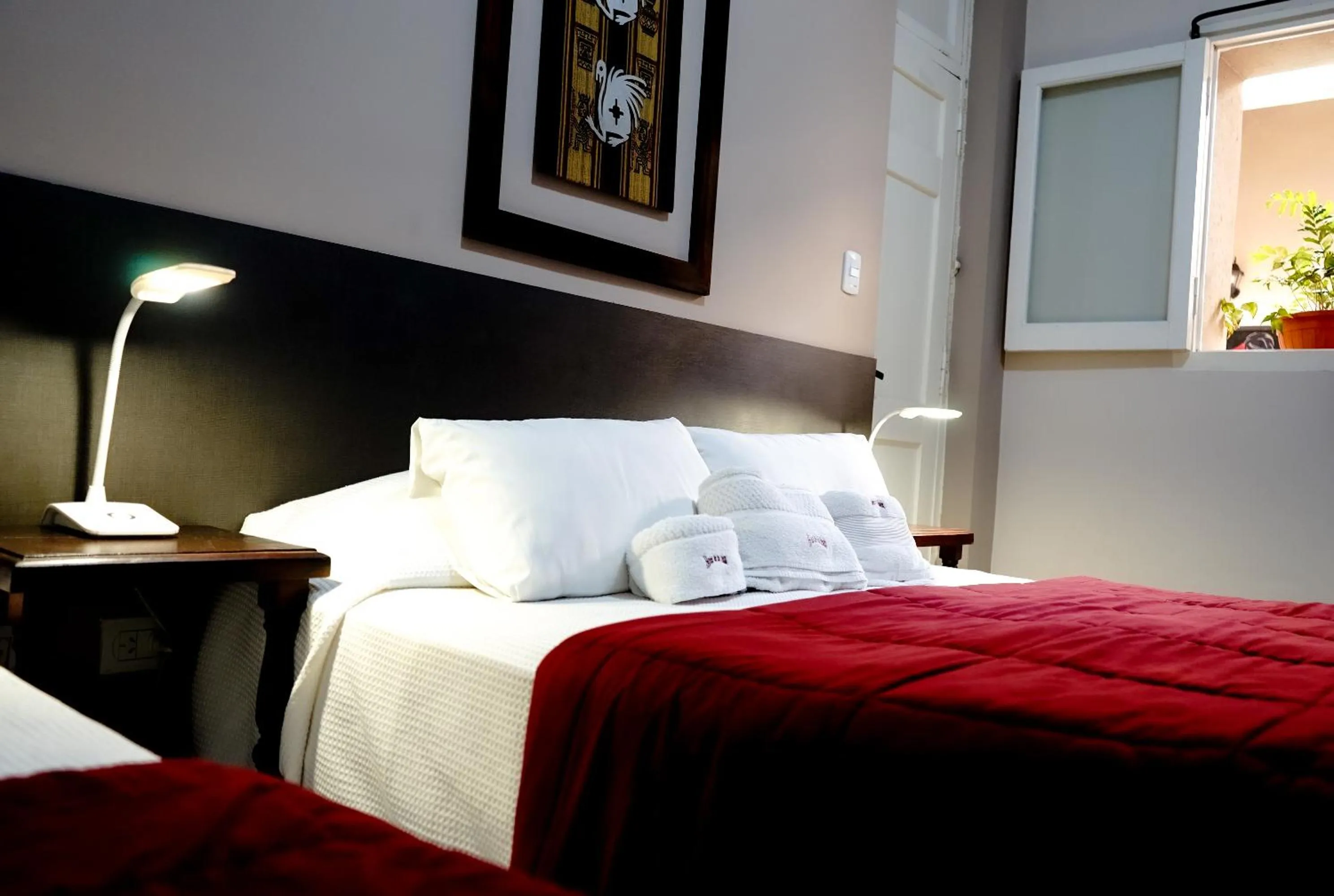 Bedroom, Bed in Hotel de la Linda