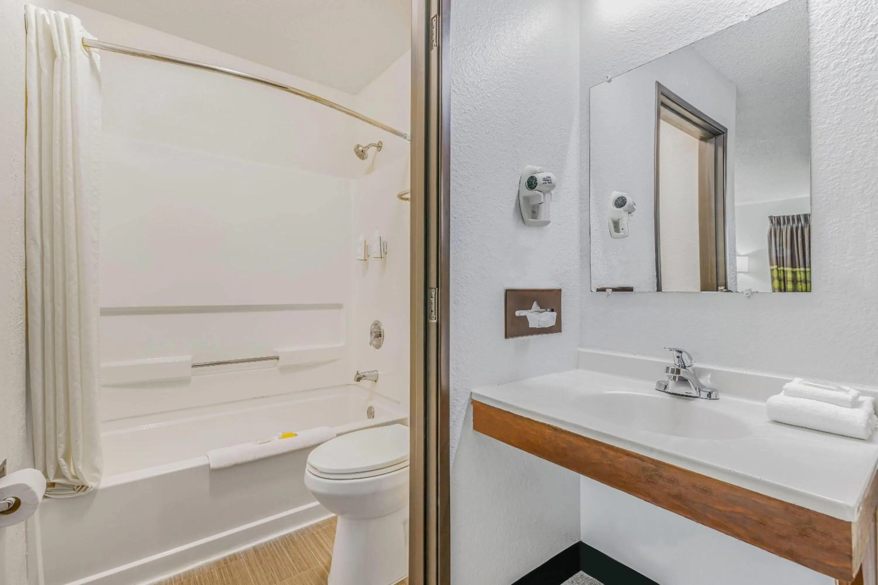 Bathroom in Super 8 by Wyndham Arcata