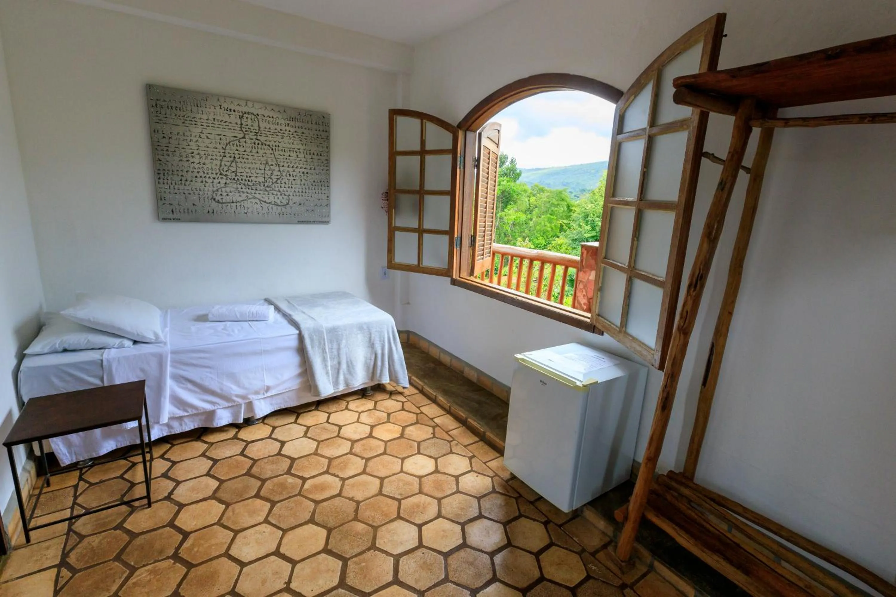 Natural landscape, Bed in Pousada Alto do Cajueiro