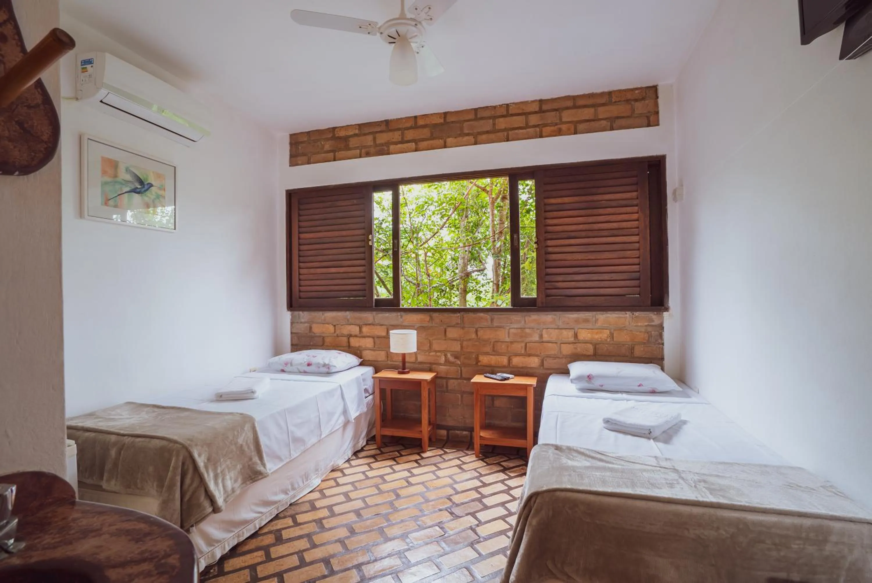 Bed in Pousada Alto do Cajueiro