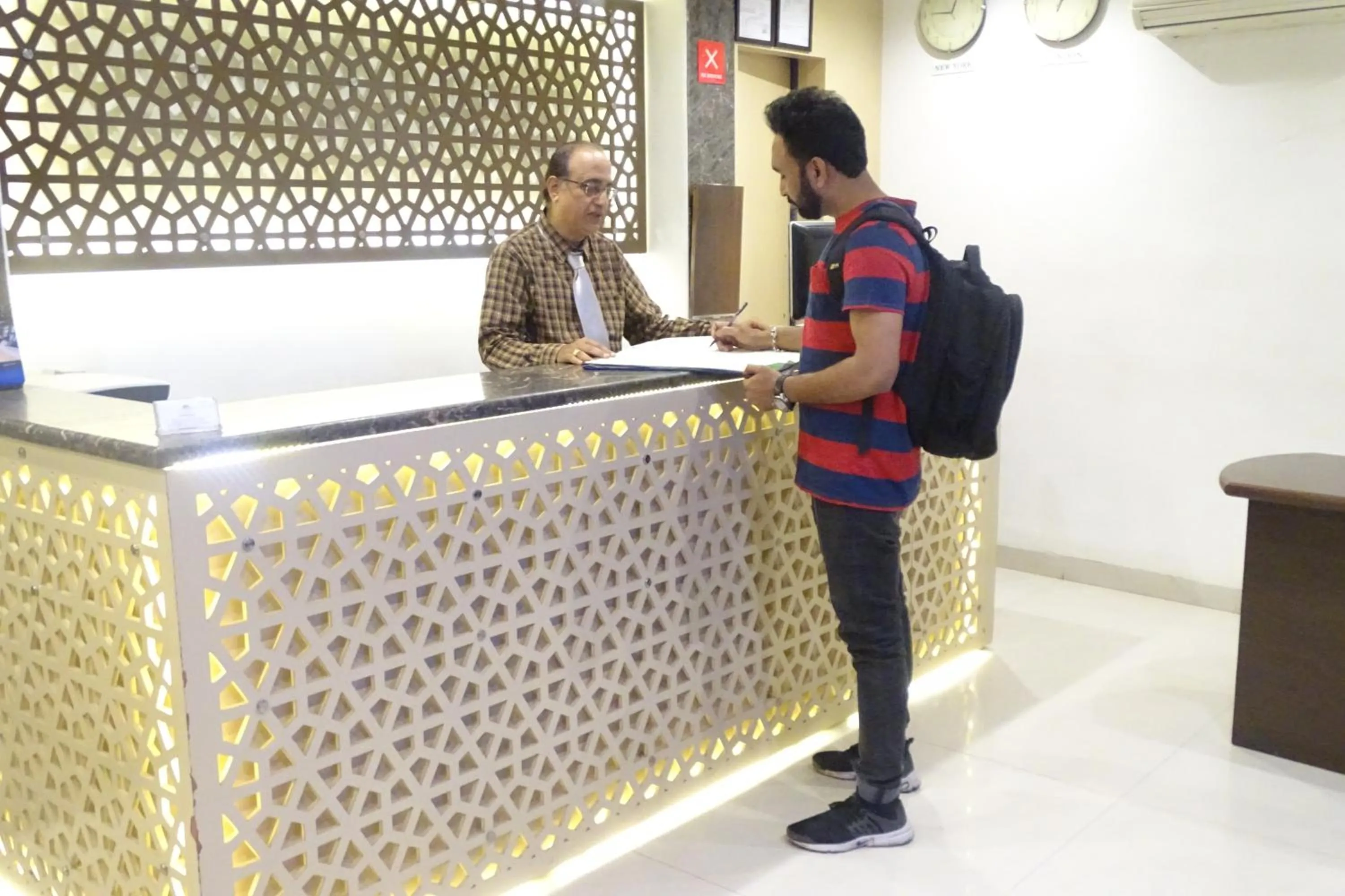 Staff in Hotel Sunshine Airport