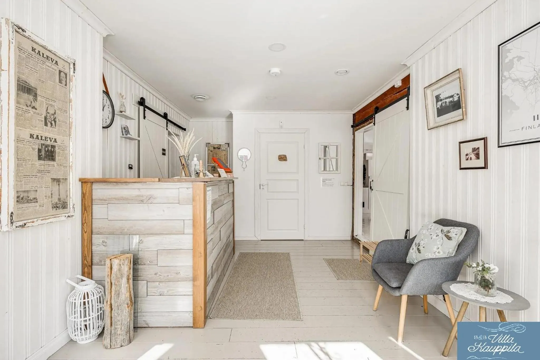 Lobby or reception in B&B Villa Kauppila