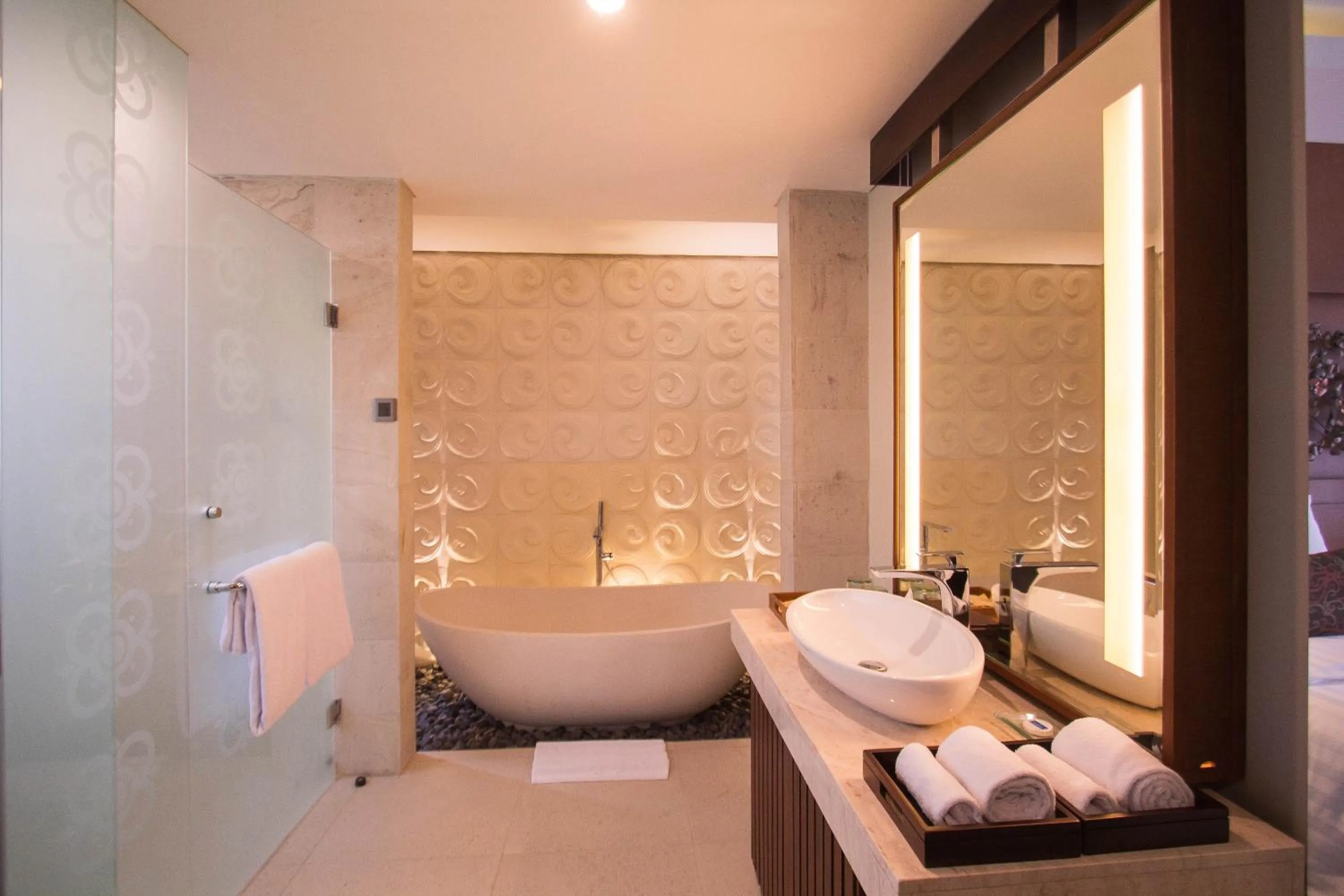 Shower in Sundancer Residences and Villas Lombok