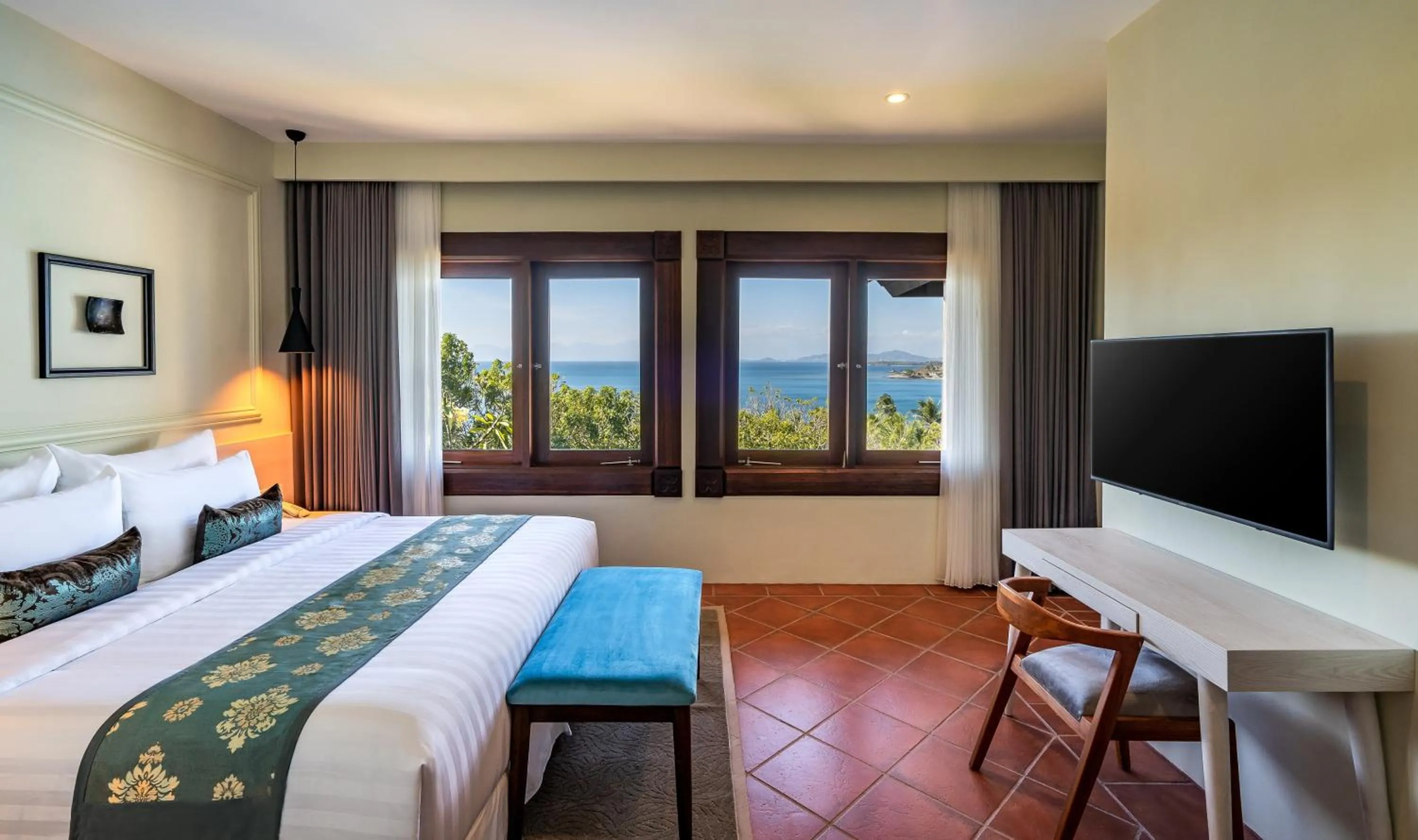 Bed in Sundancer Residences and Villas Lombok