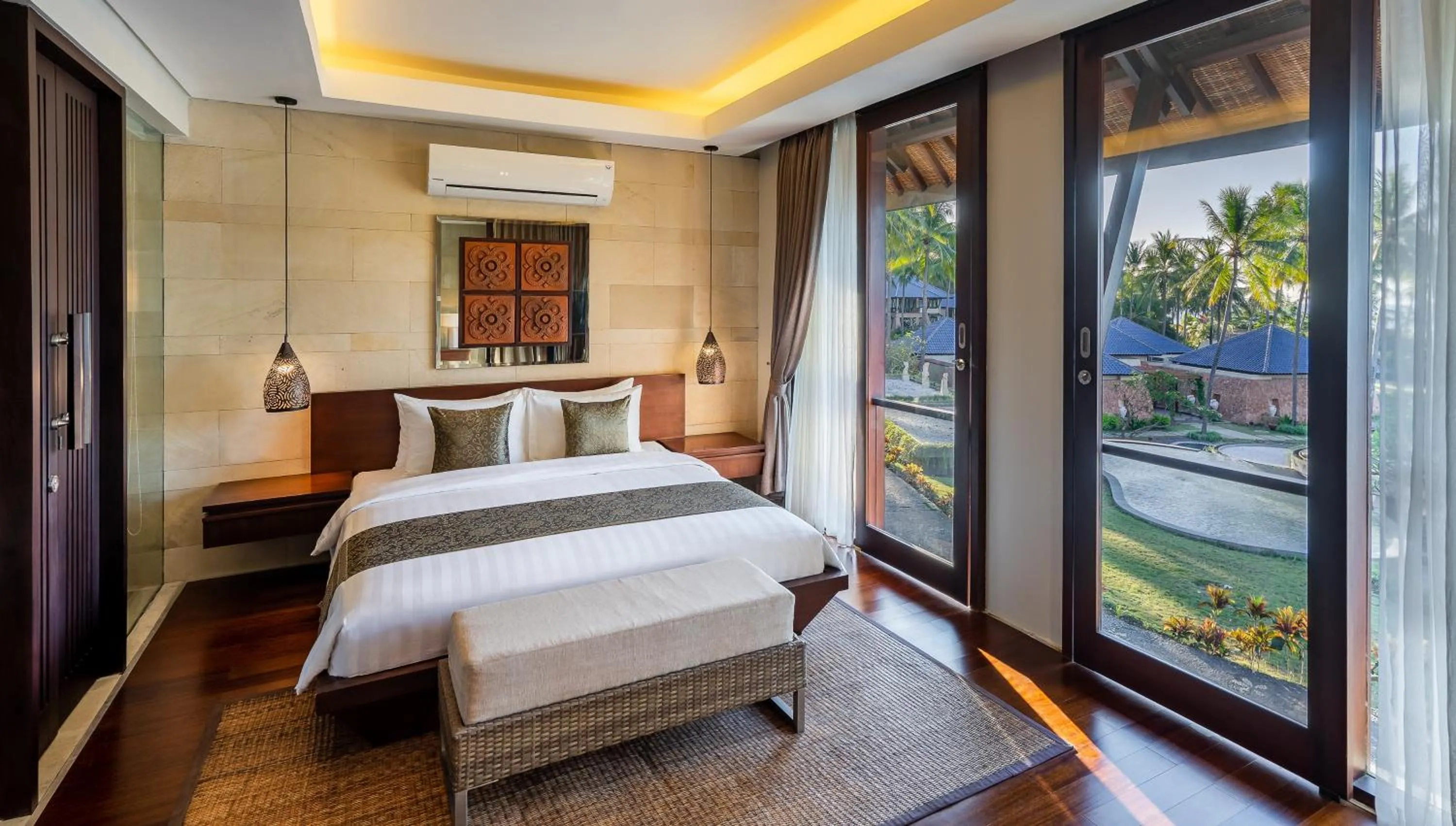 Bed in Sundancer Residences and Villas Lombok
