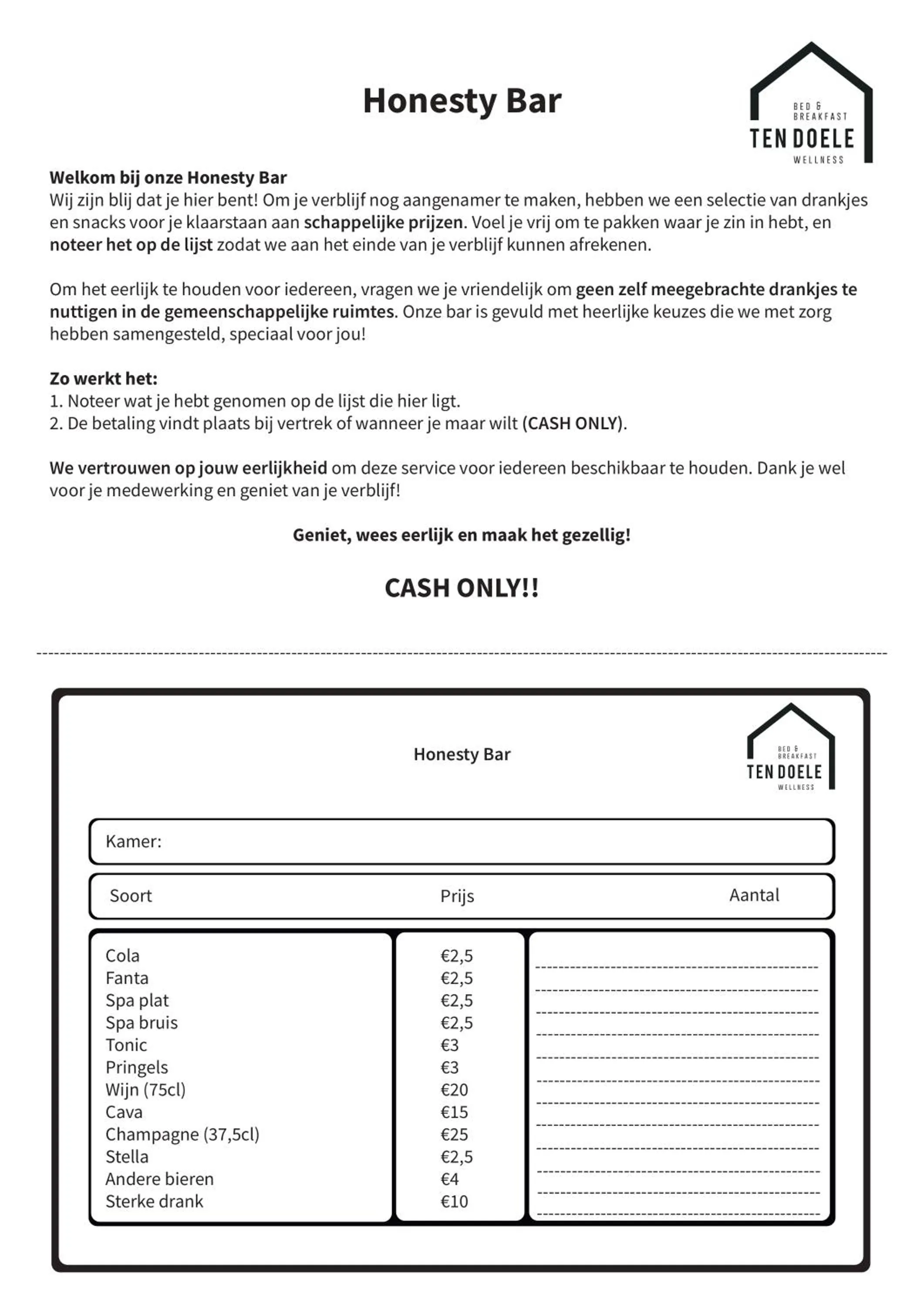 Lounge or bar in B&B Ten Doele