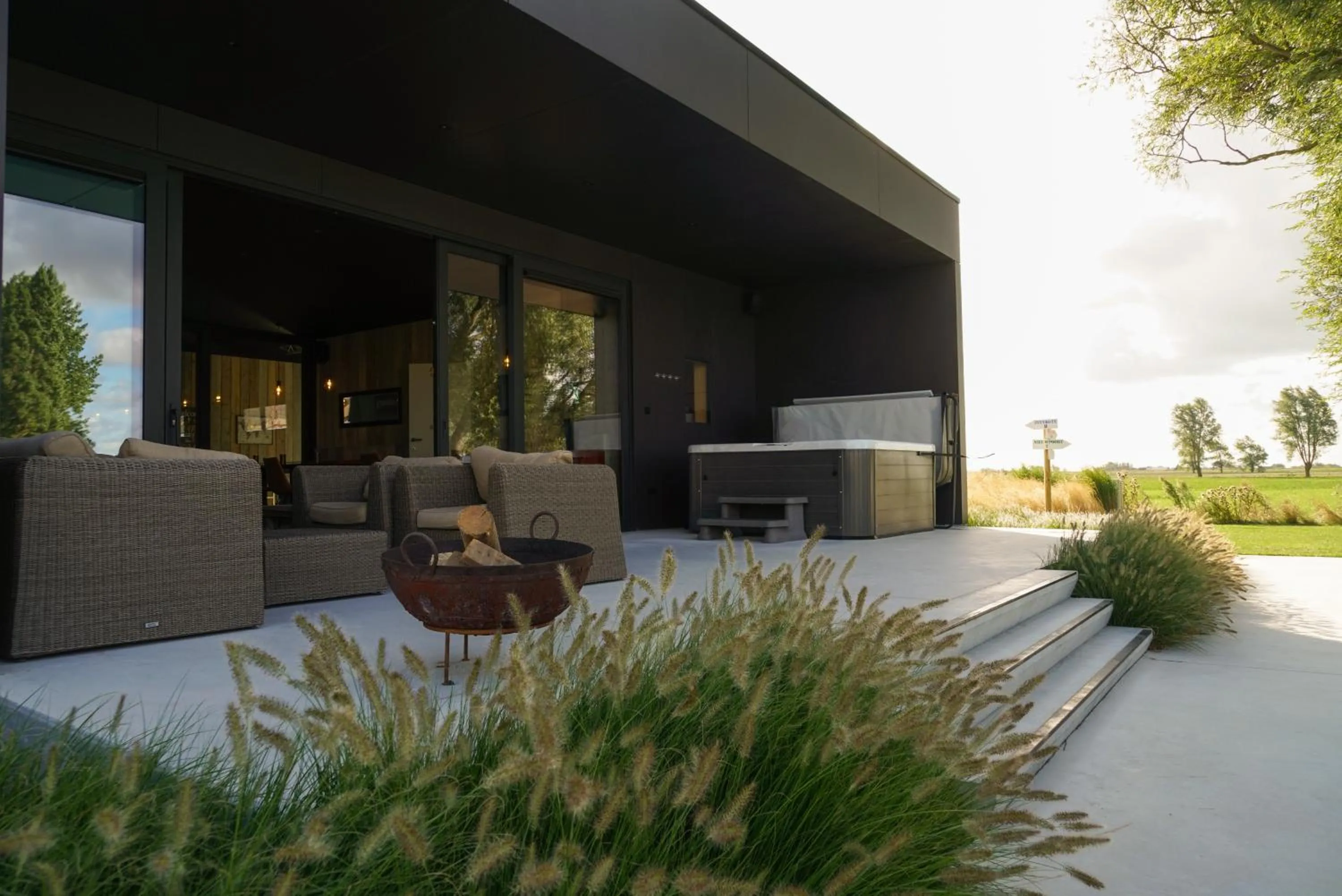 Garden in B&B Ten Doele