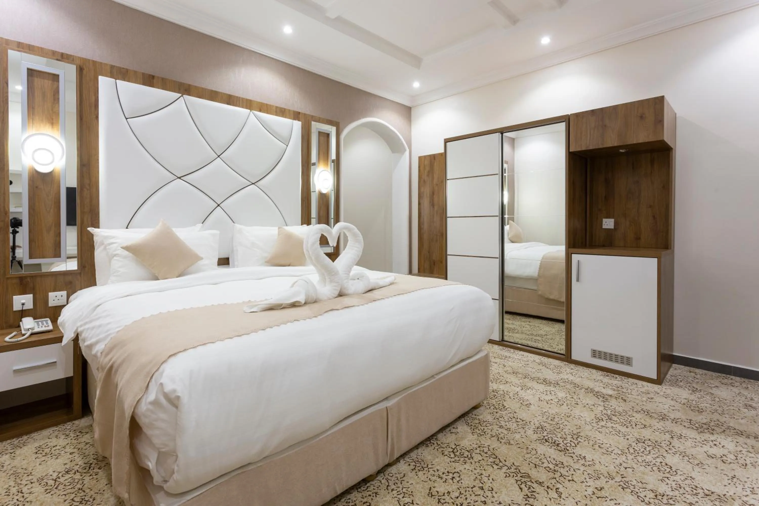 Bed in Dior Inn serviced apartments