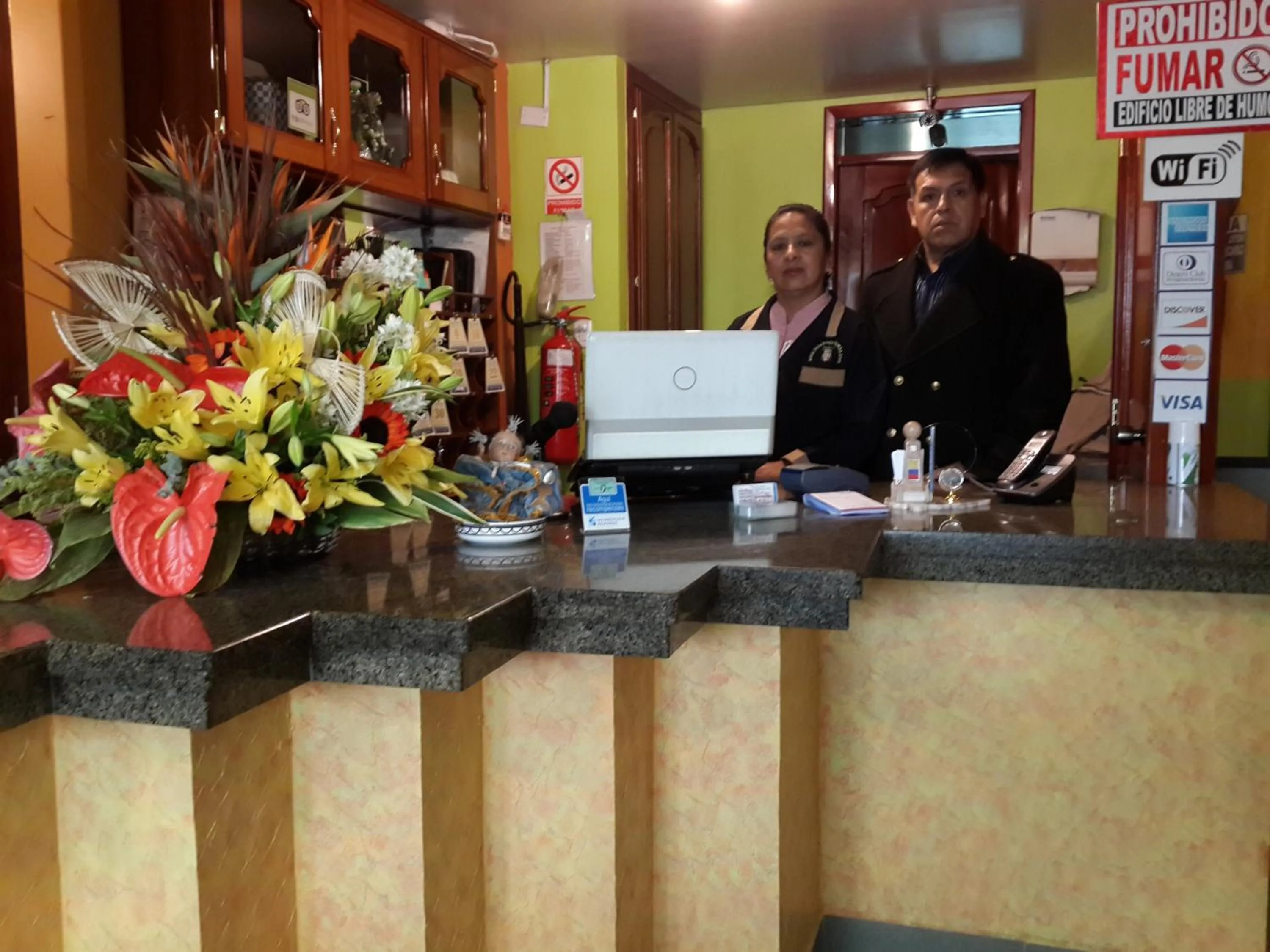 Lobby or reception in Hotel Gran Quitumbe