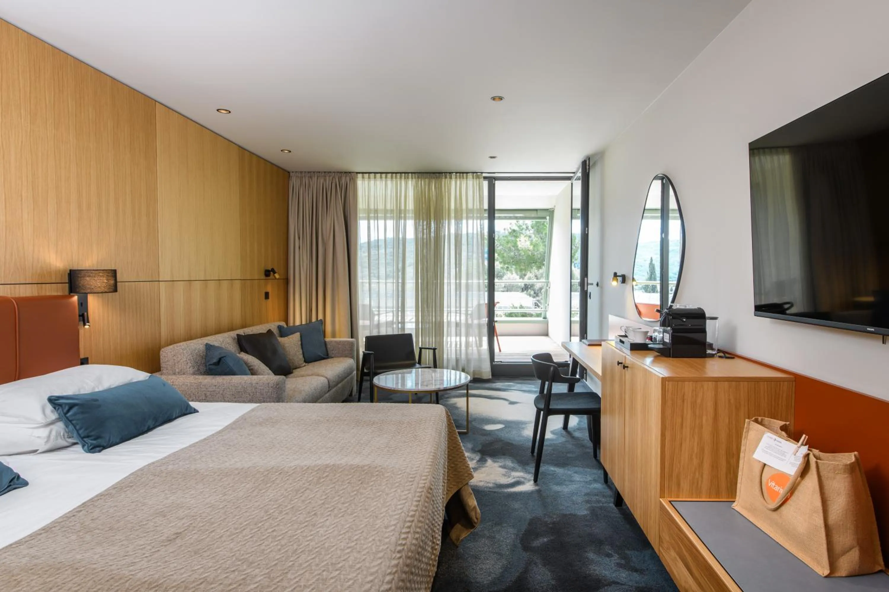 Bedroom, Bed in Hotel Svoboda - Terme Krka