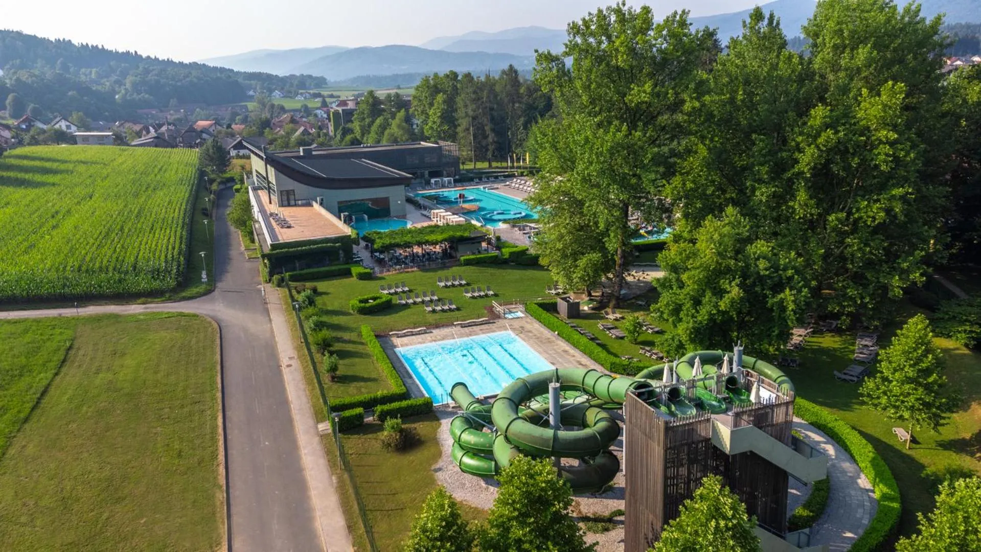 Swimming pool in Hotel Kristal - Terme Krka