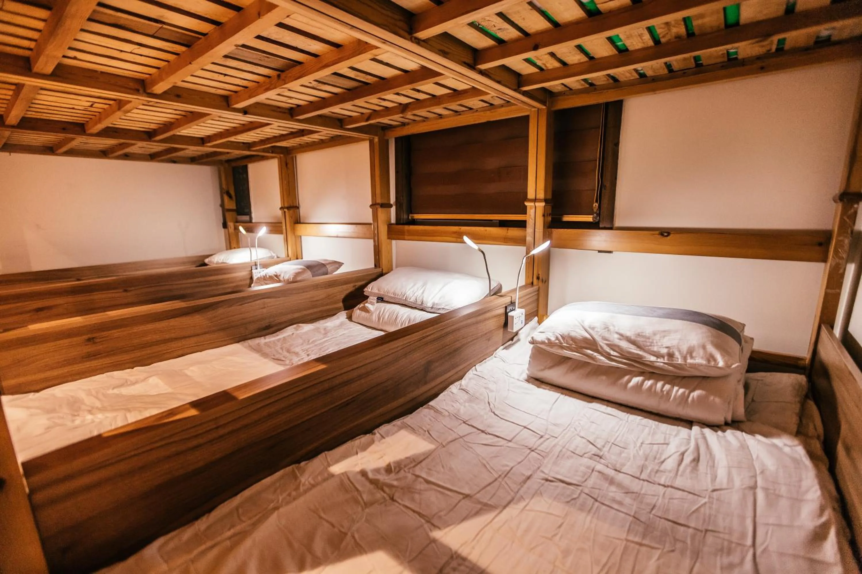 bunk bed, Bed in Qufu International Youth Hostel