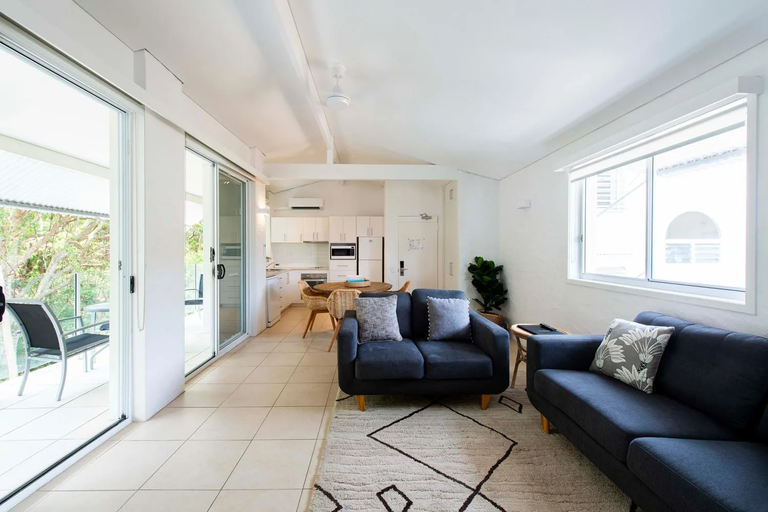 Living room in SandCastles Noosa