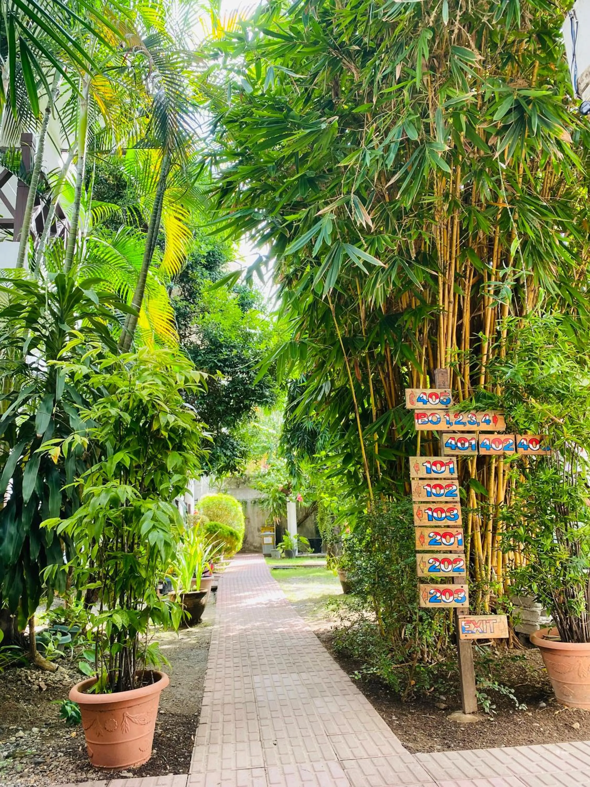 Garden in Nirvana Beach Resort