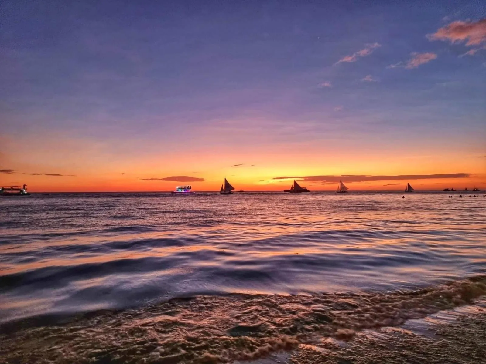 Sunrise in Nirvana Beach Resort