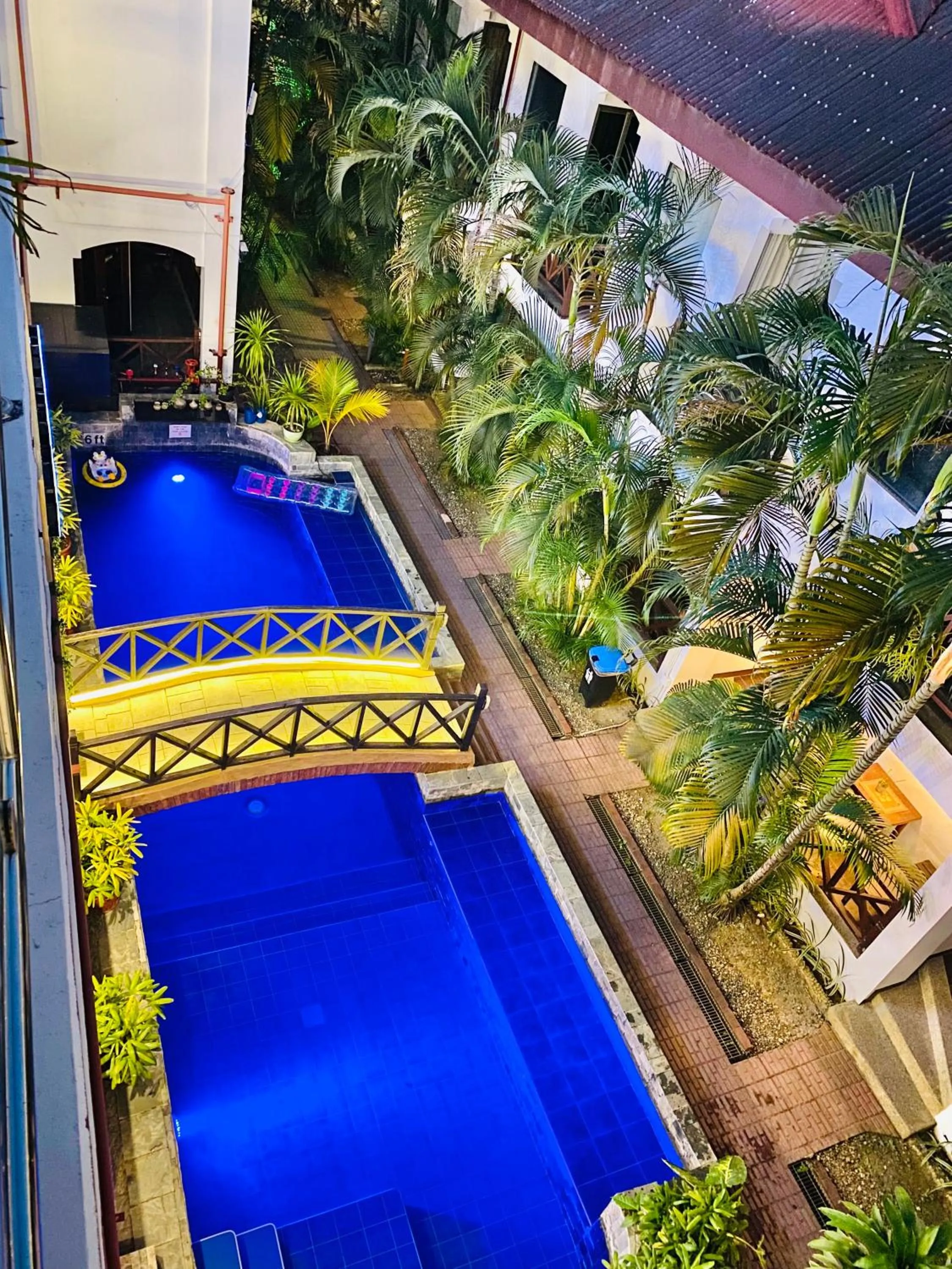 Pool view in Nirvana Beach Resort