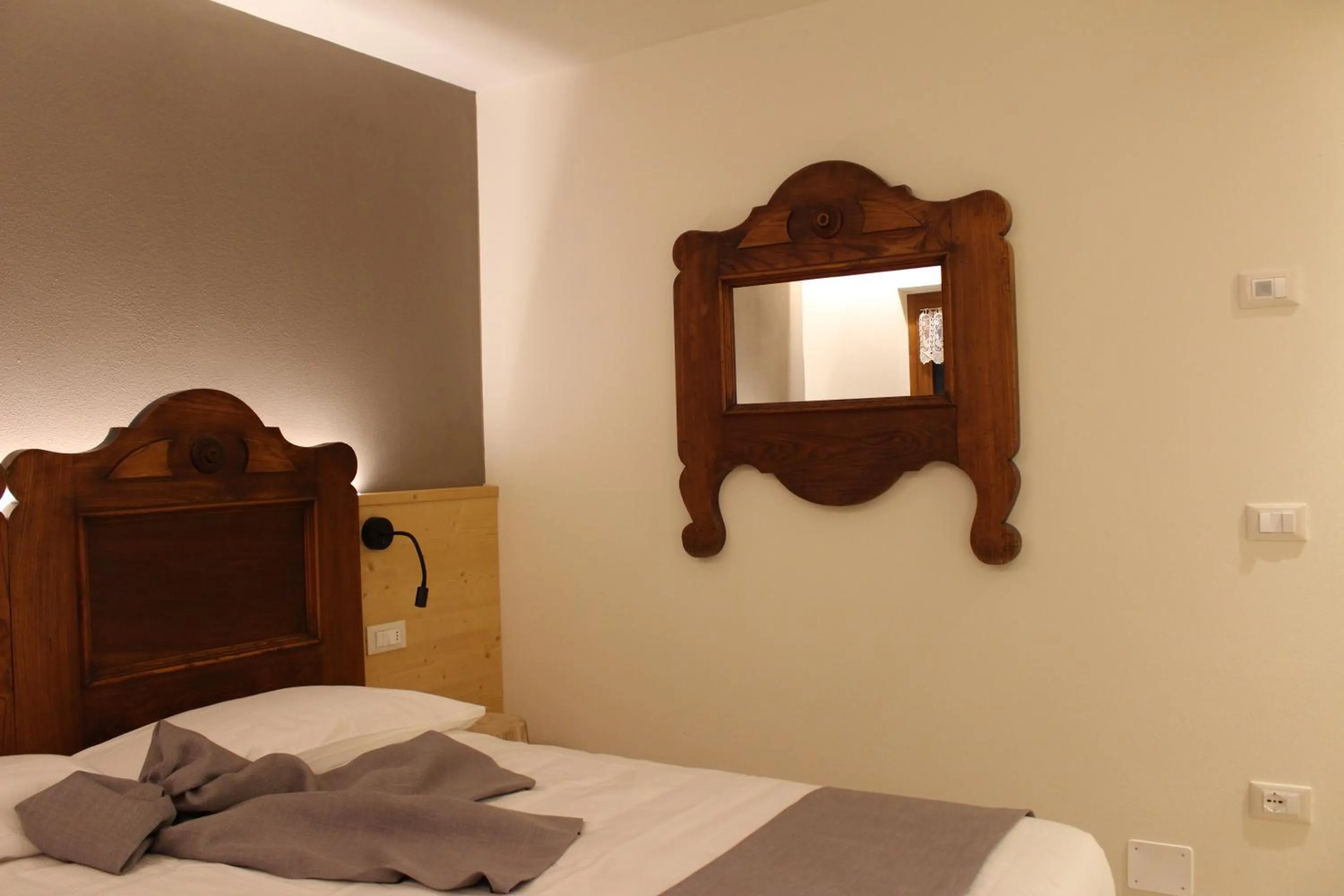 Bed in Wanderlust B&B