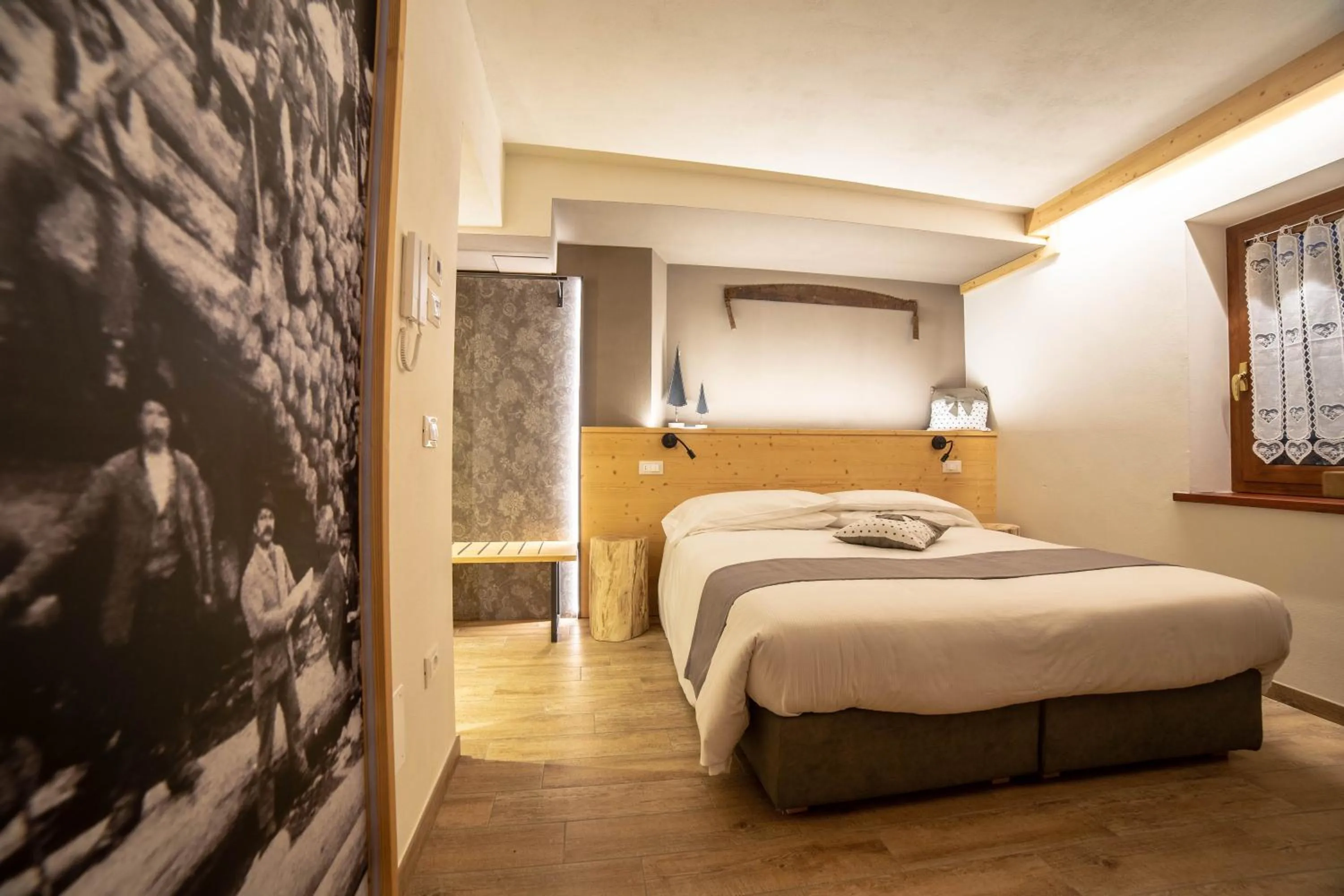 Bed in Wanderlust B&B