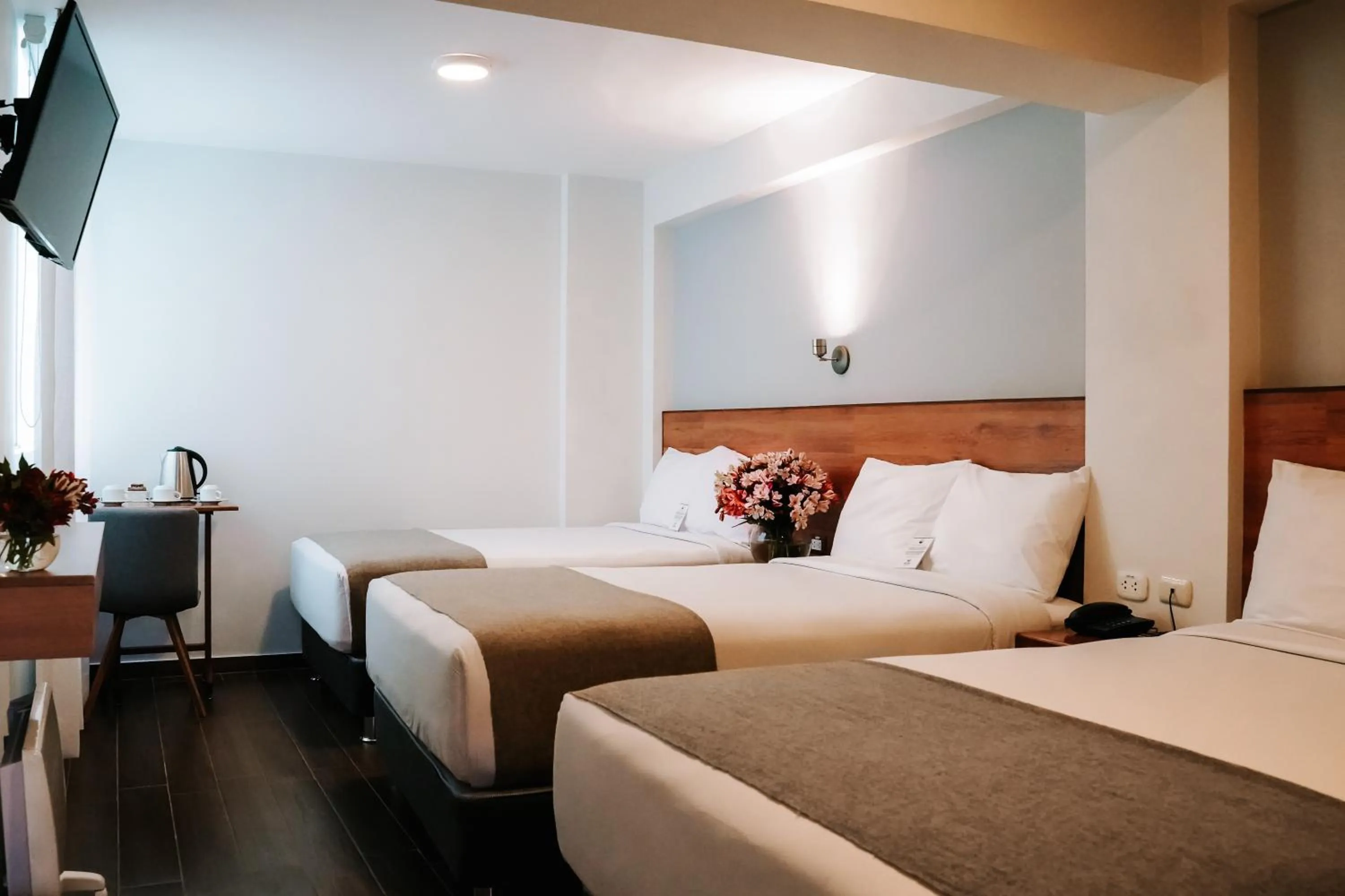 Bed in Muru Homely Hotel Cusco