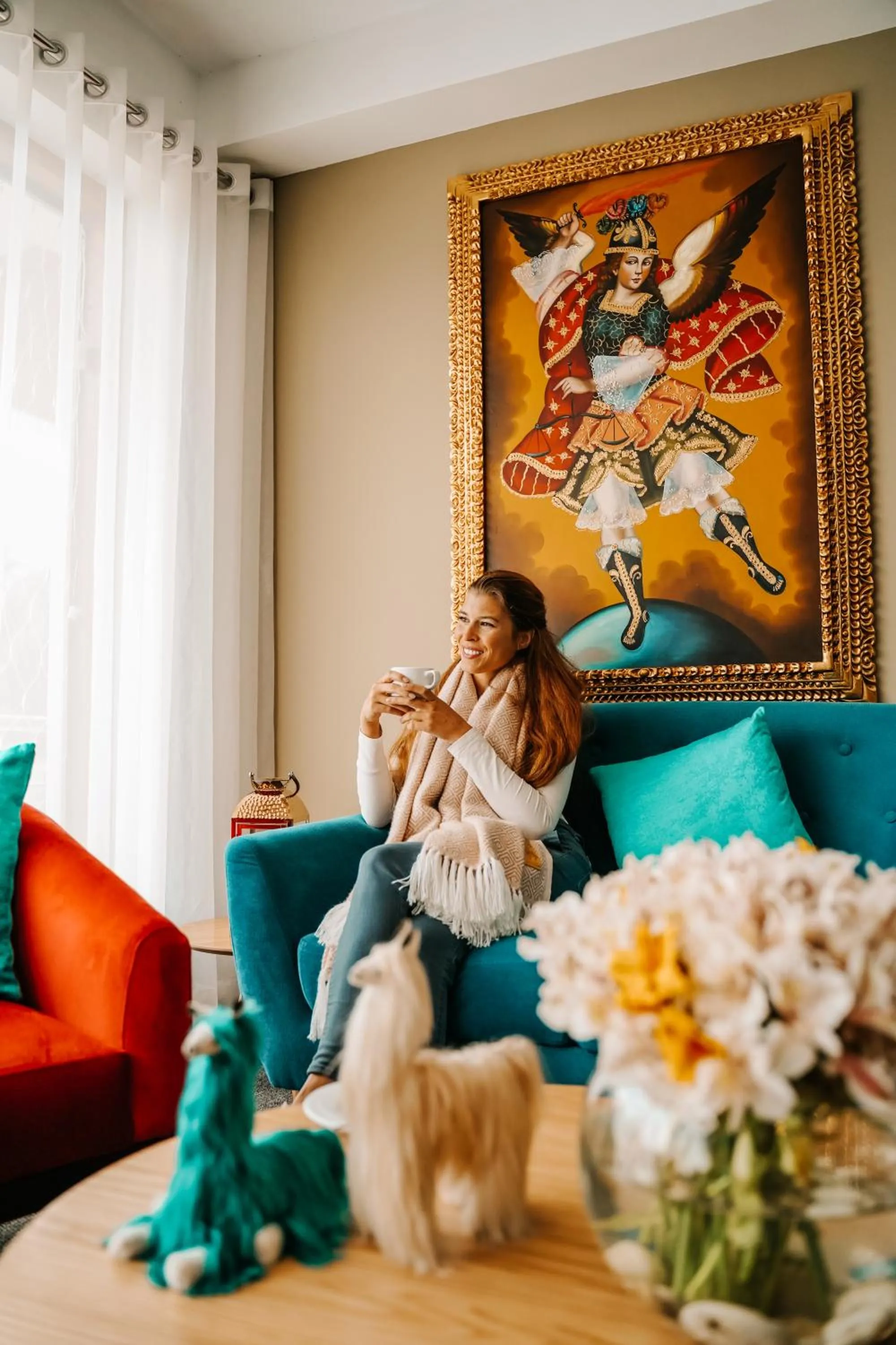 Lobby or reception in Muru Homely Hotel Cusco