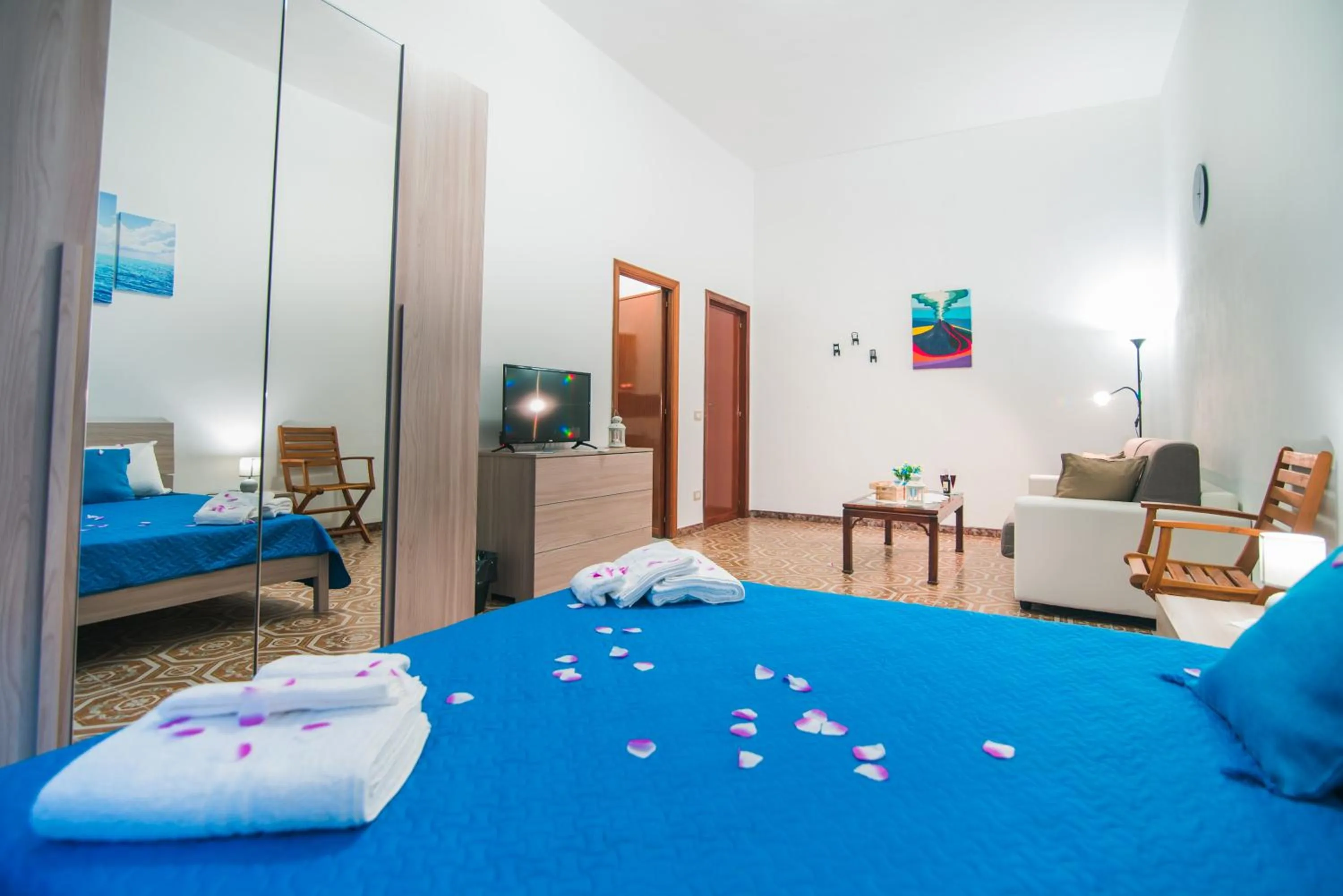 Photo of the whole room, Bed in B&B U PRUFISSURI