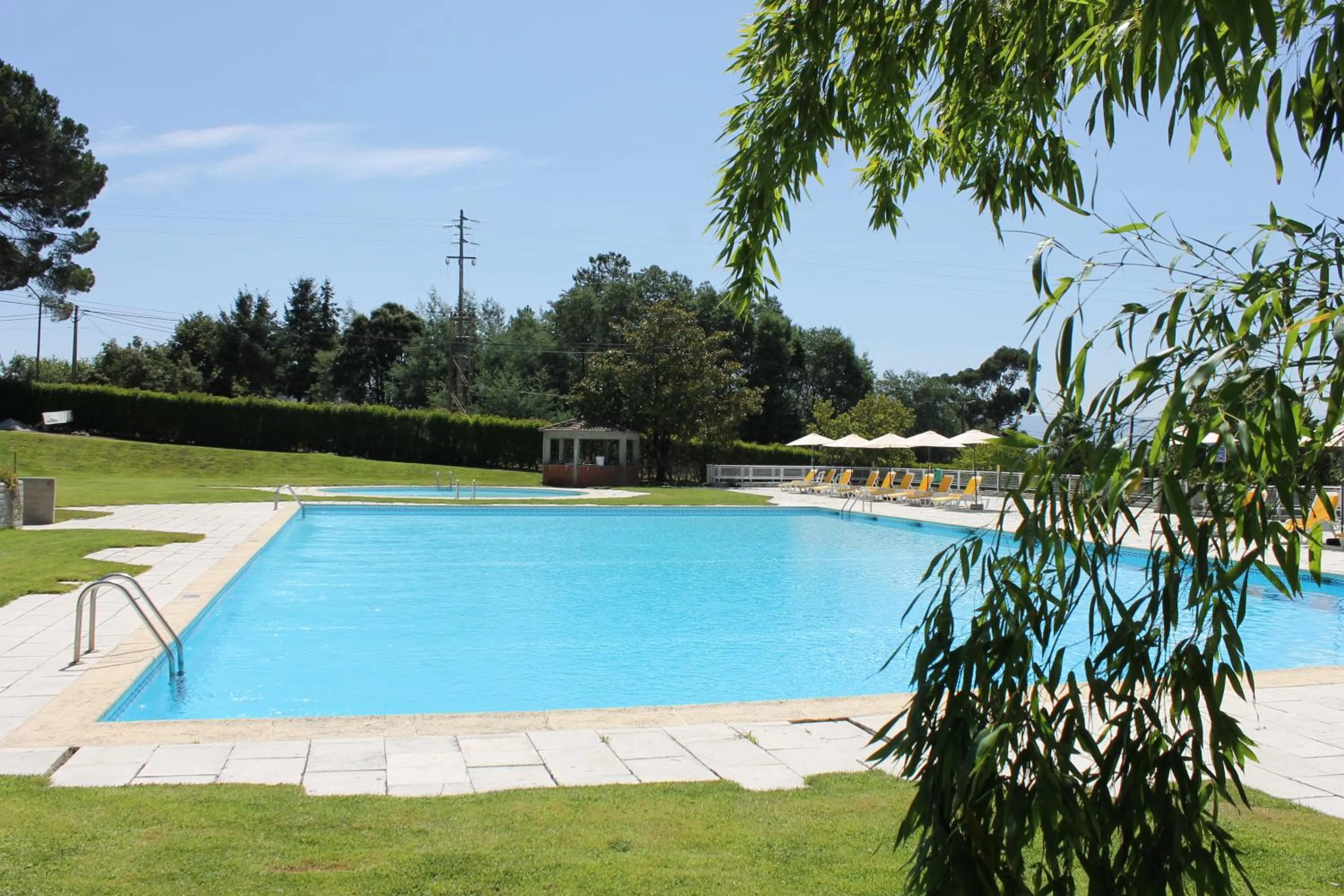 Garden view in Hotel Senhora do Castelo