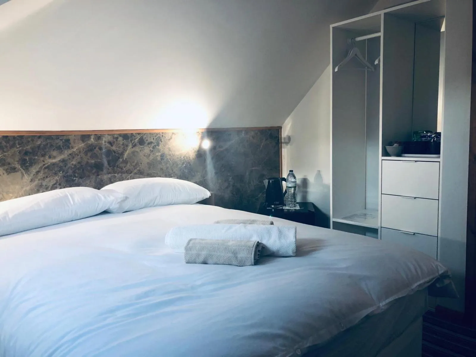 Bed in The Six Bells Hotel