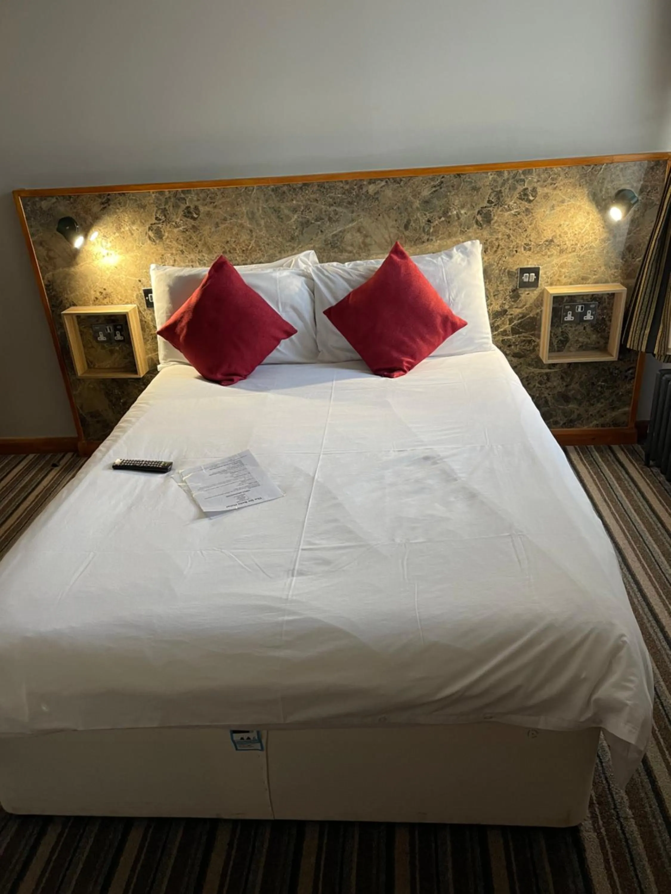 Bed in The Six Bells Hotel