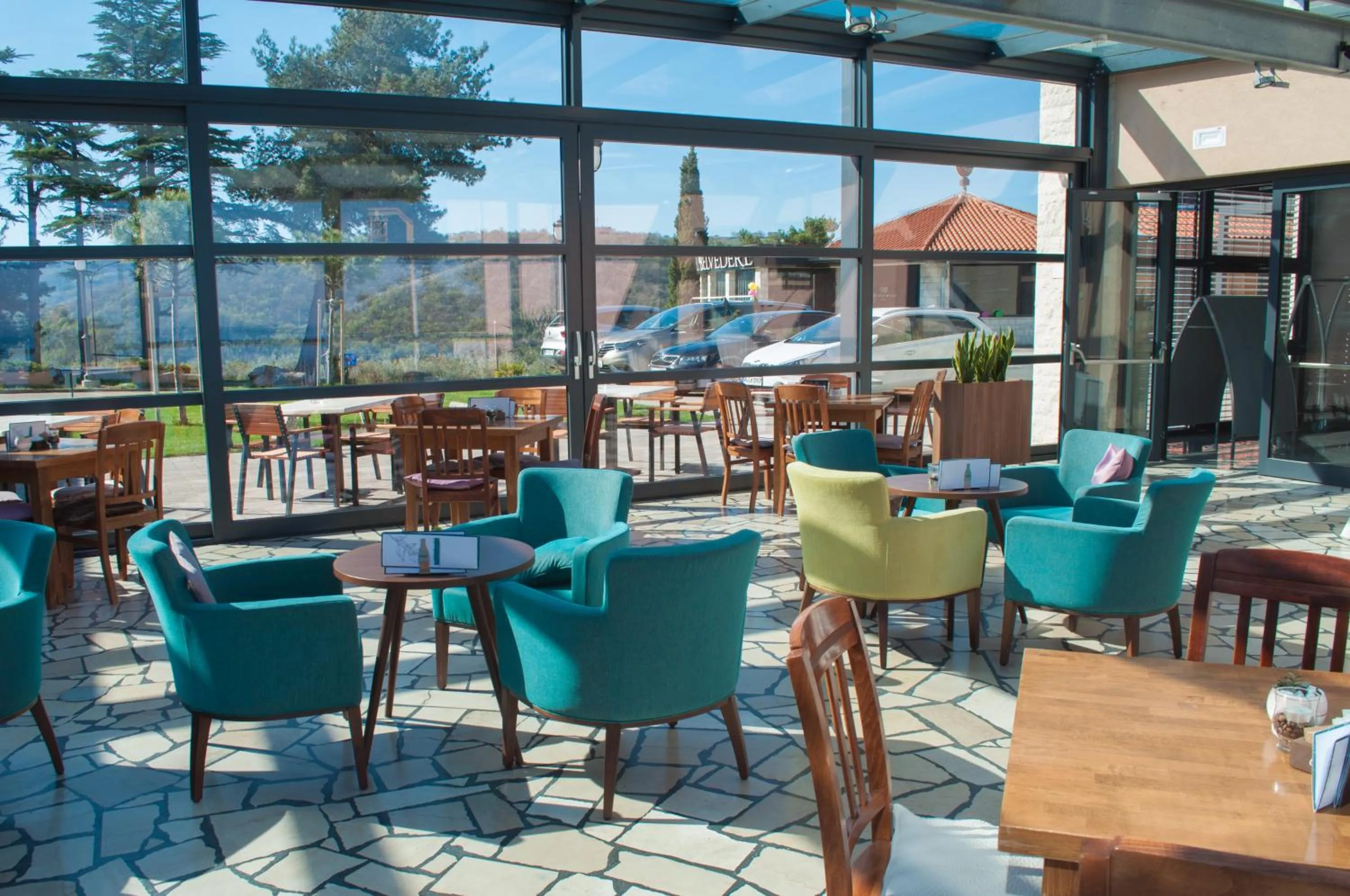 Communal lounge/ TV room in Belvedere Resort Hotels