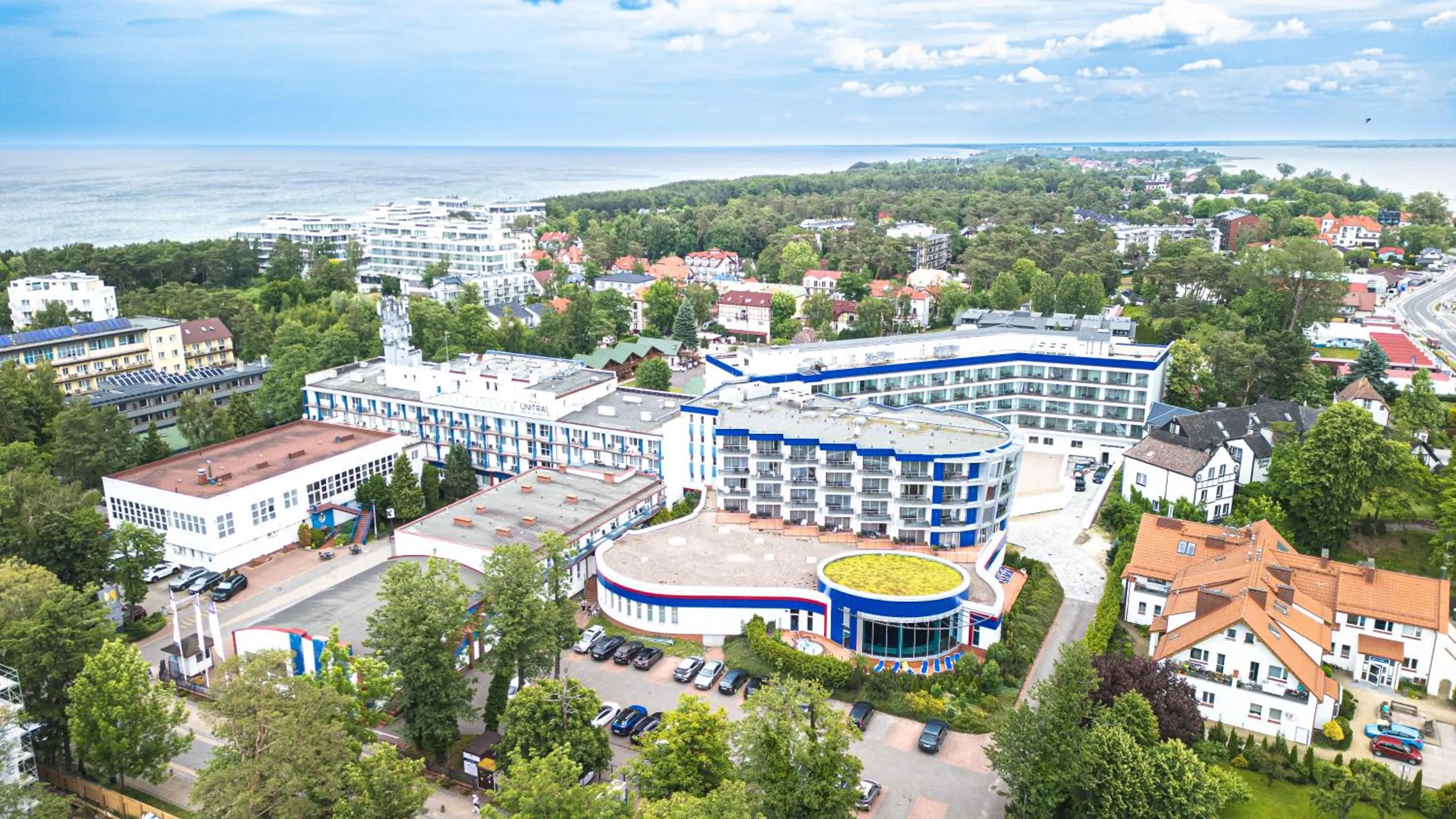 Property building in Hotel Unitral SPA w Mielnie