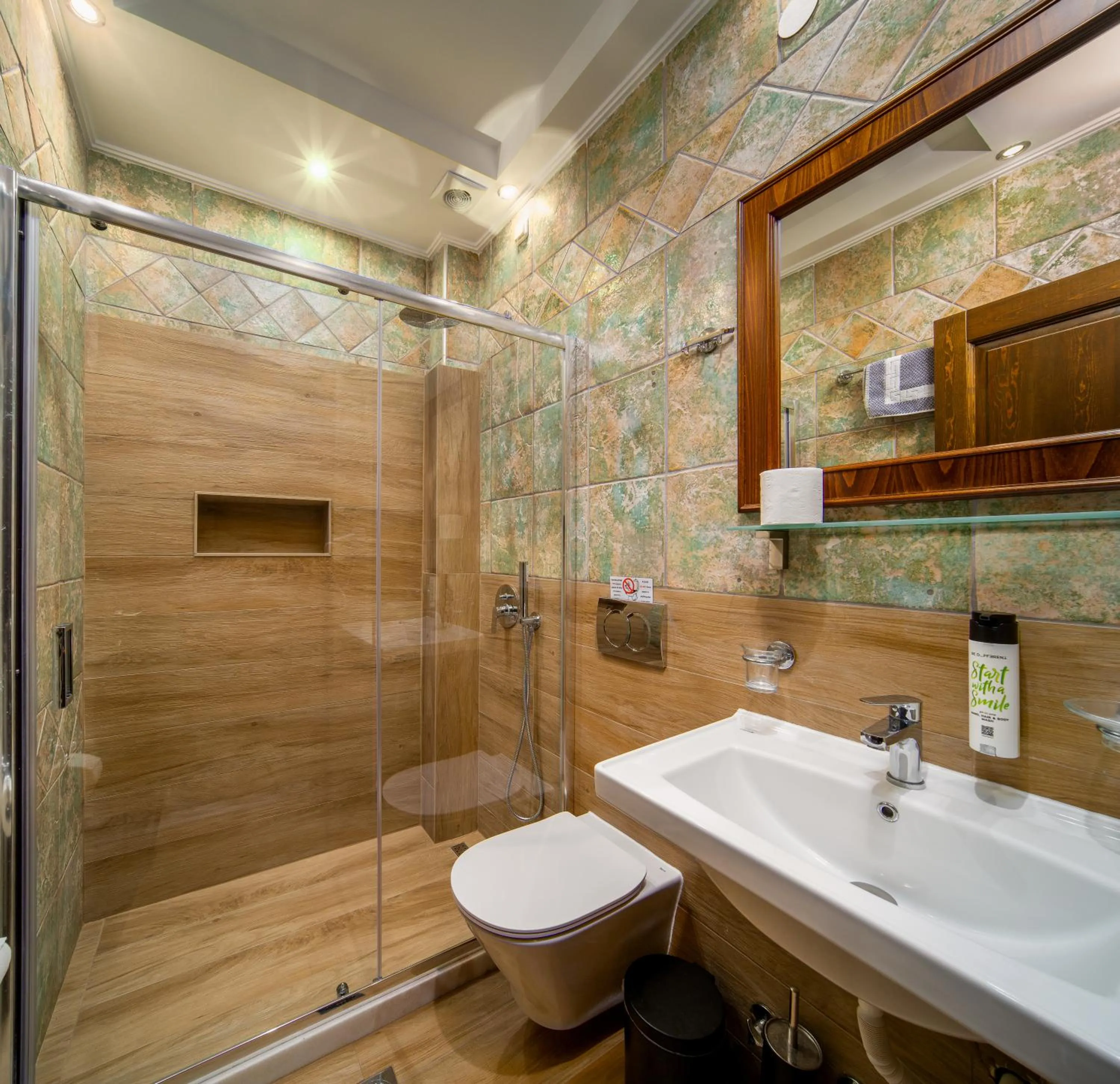 Bathroom in Hotel Giamandes