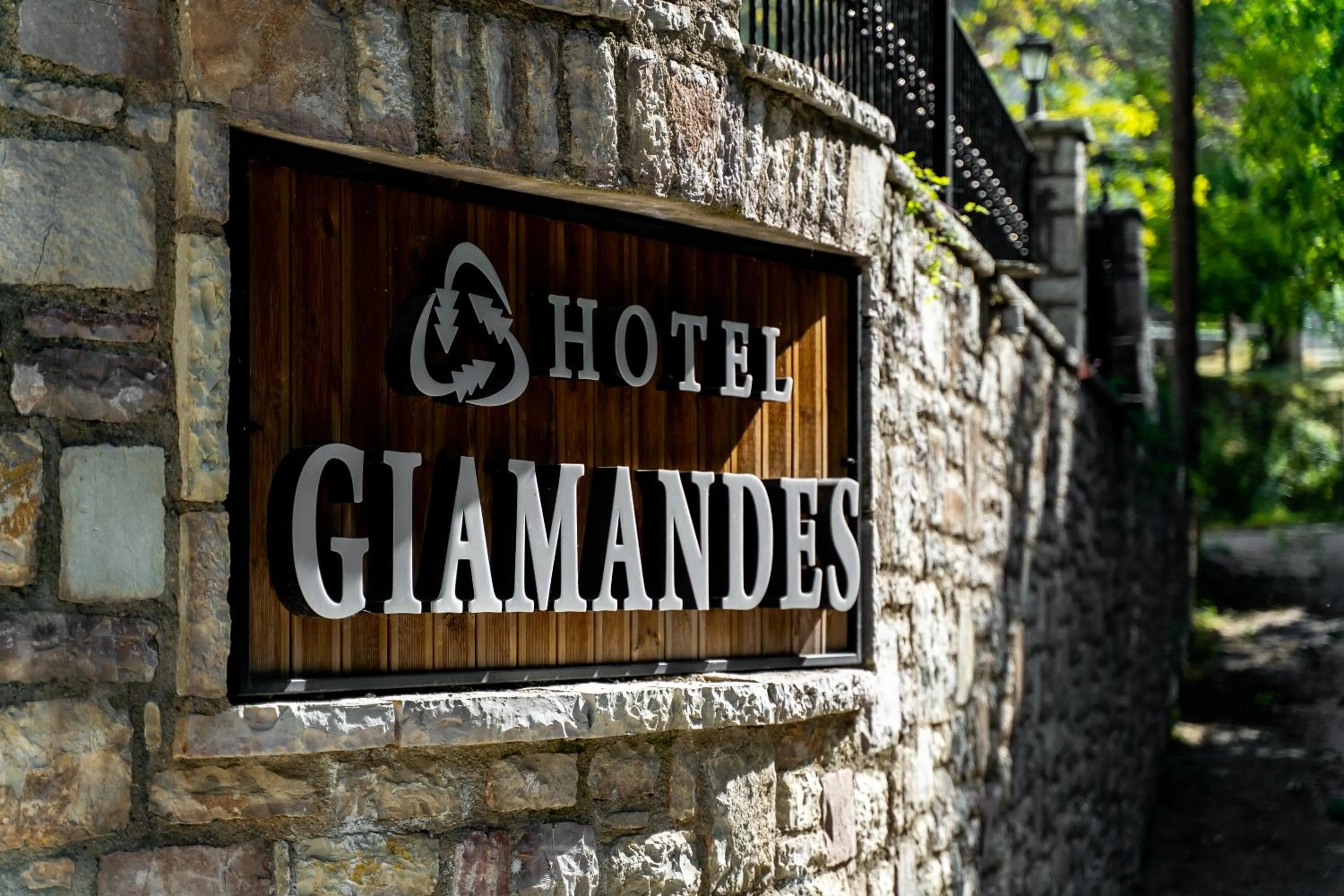 Property logo or sign in Hotel Giamandes