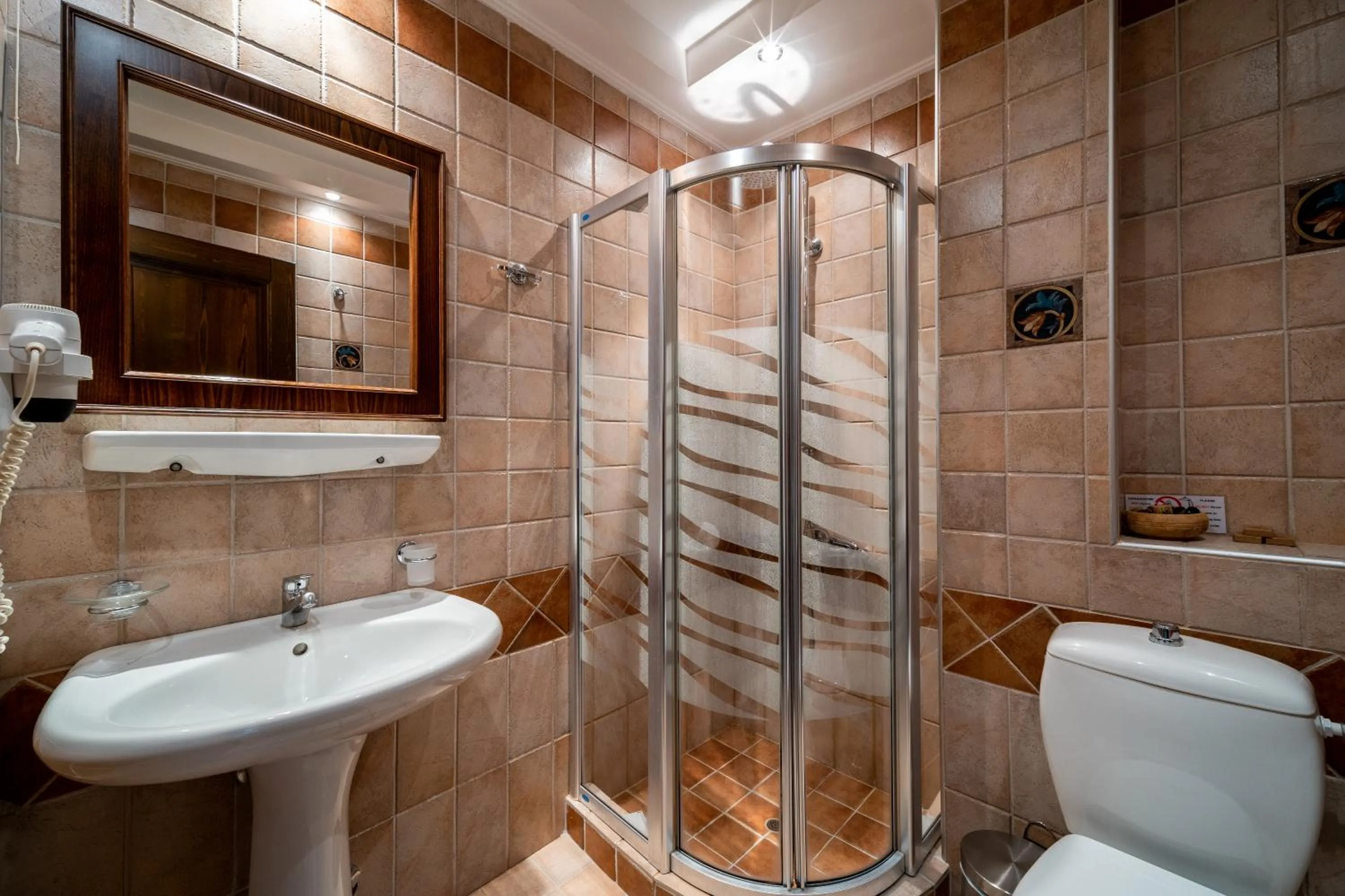 Bathroom in Hotel Giamandes