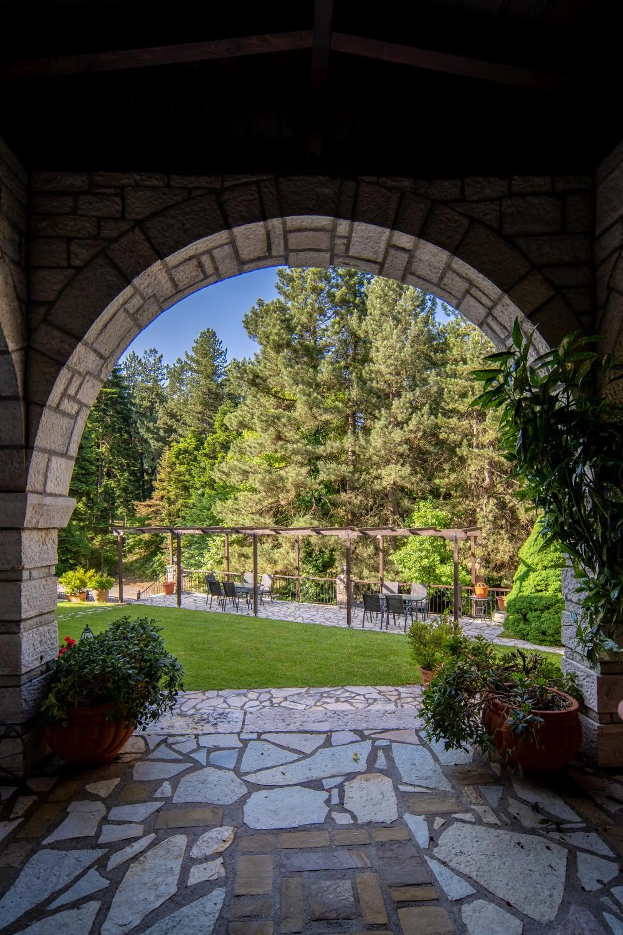 Facade/entrance in Hotel Giamandes