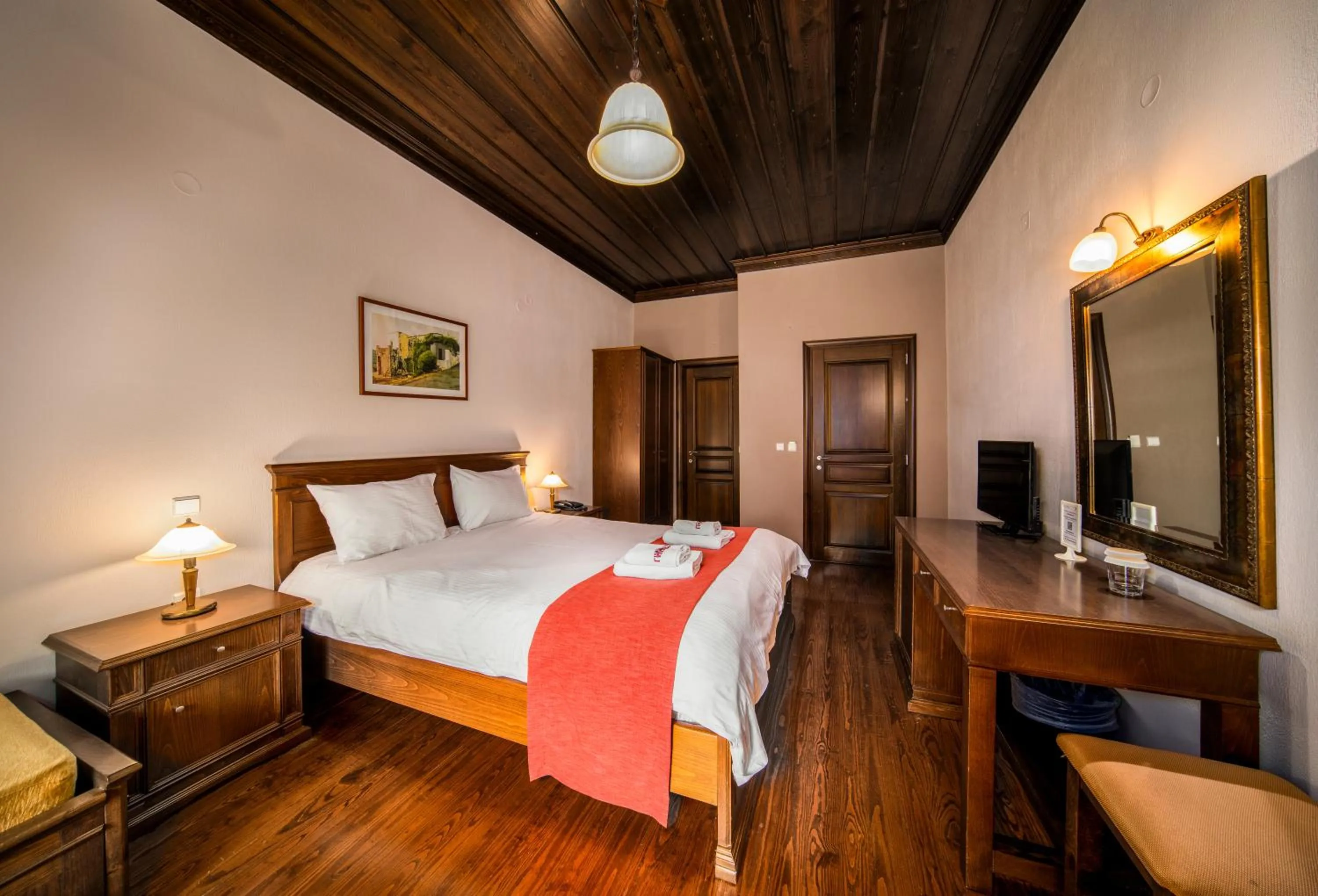 Bedroom, Bed in Hotel Giamandes