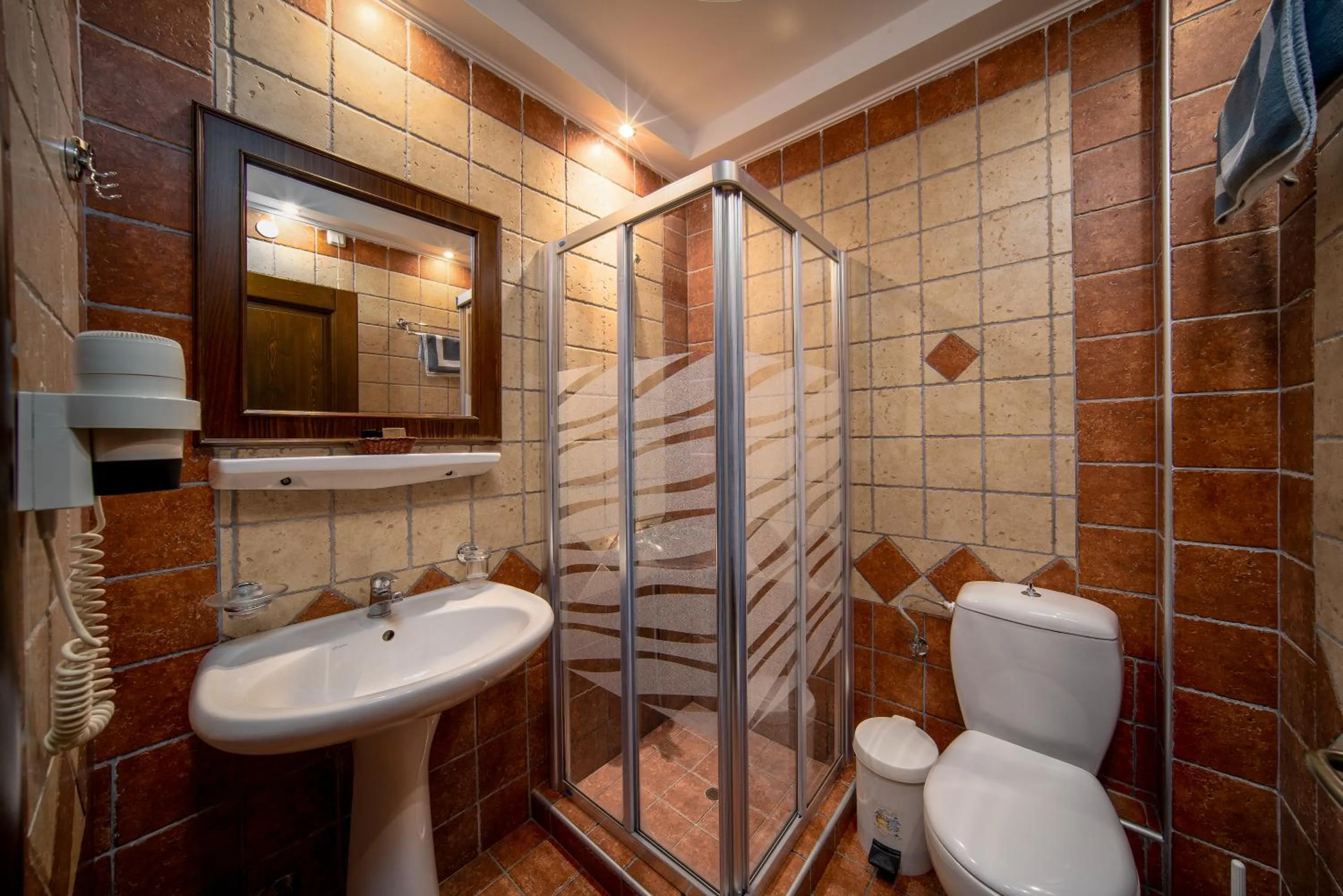 Bathroom in Hotel Giamandes
