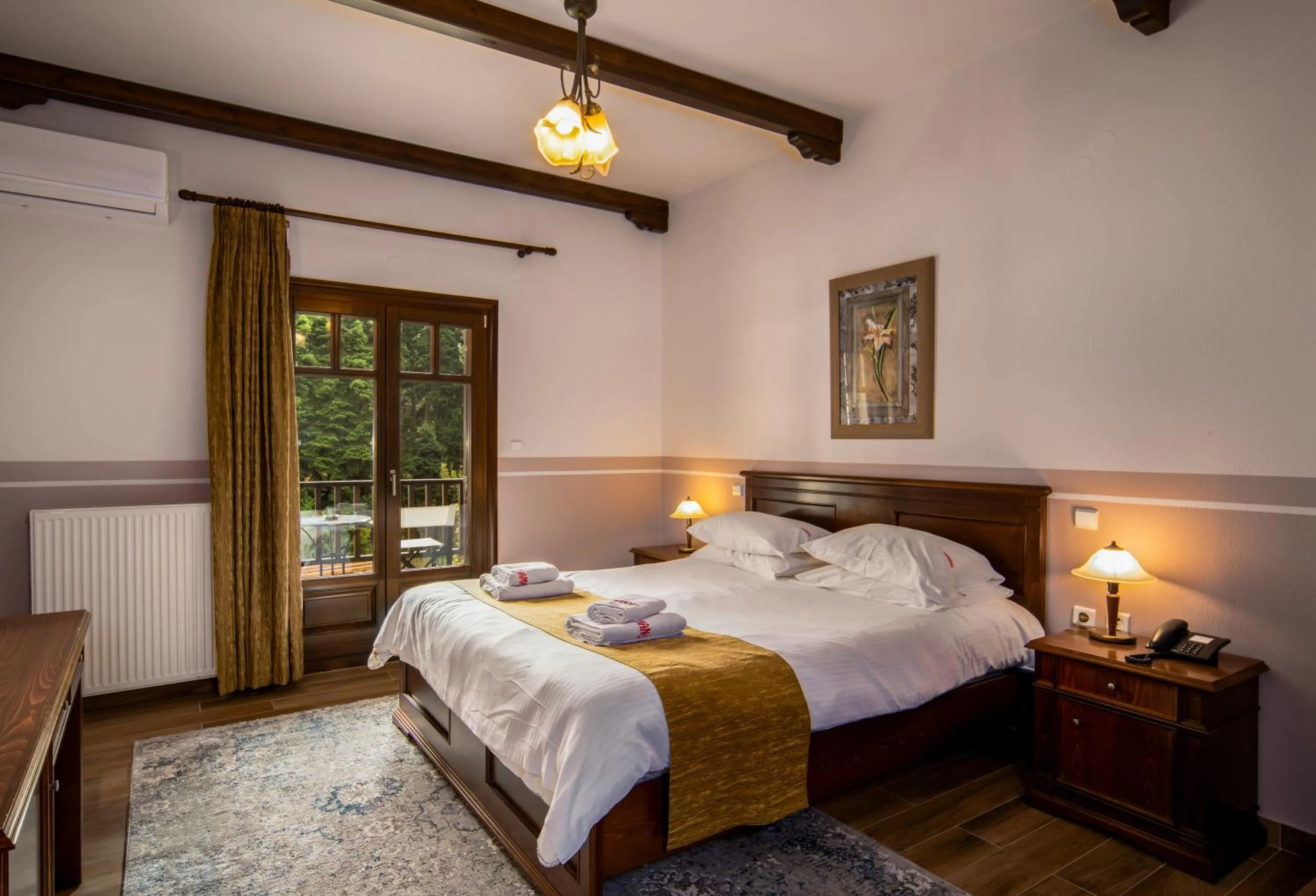 Bedroom, Bed in Hotel Giamandes