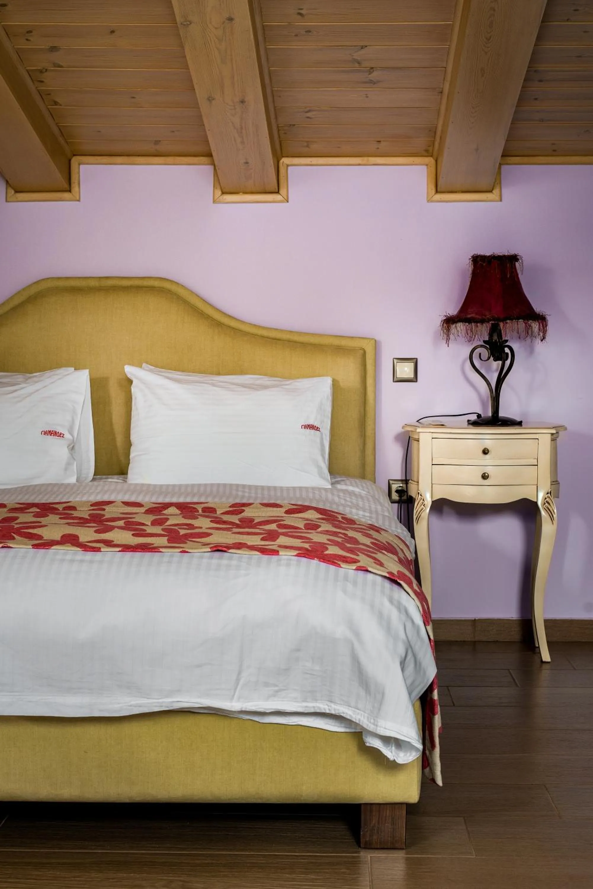 Bed in Hotel Giamandes