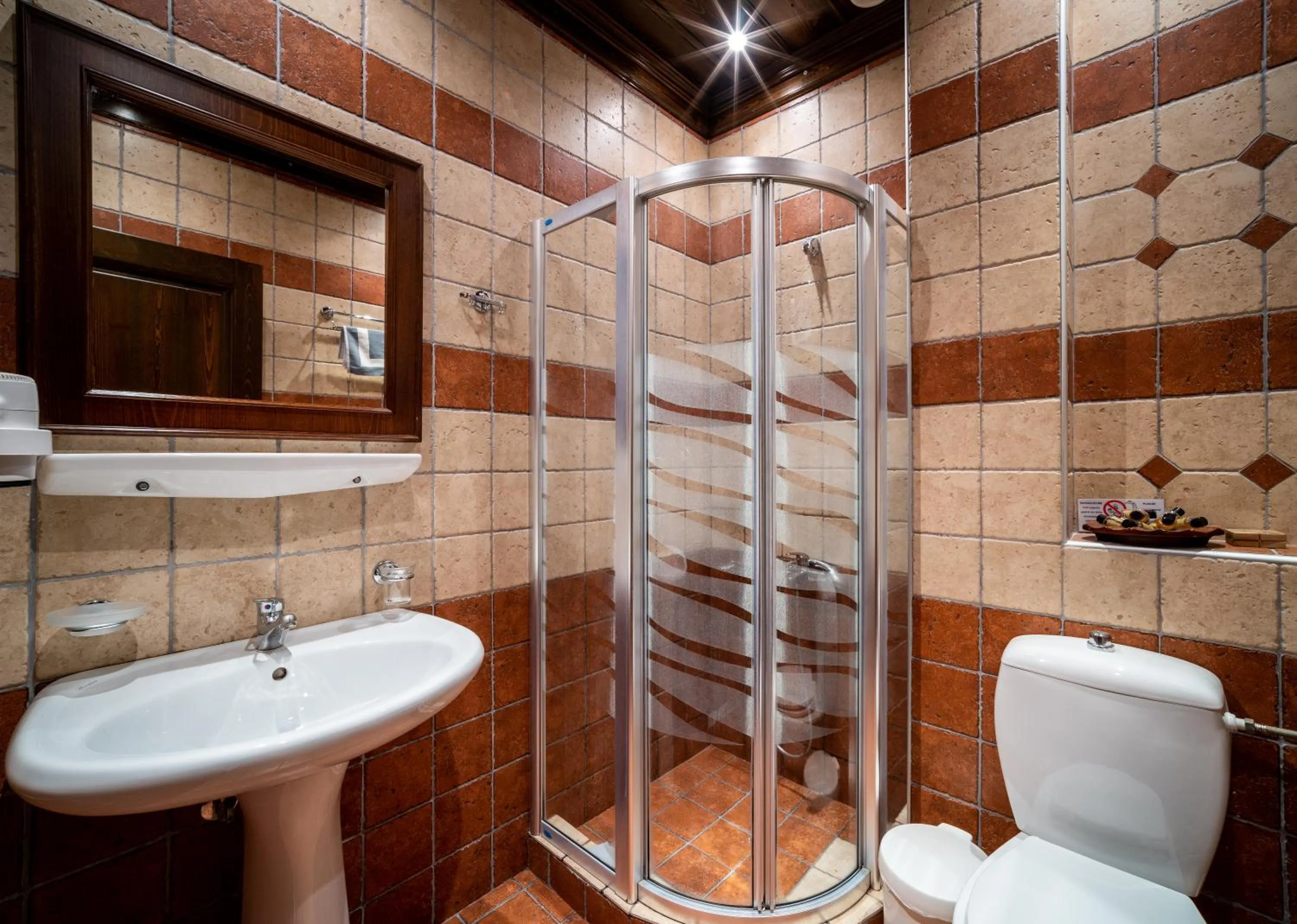 Bathroom in Hotel Giamandes