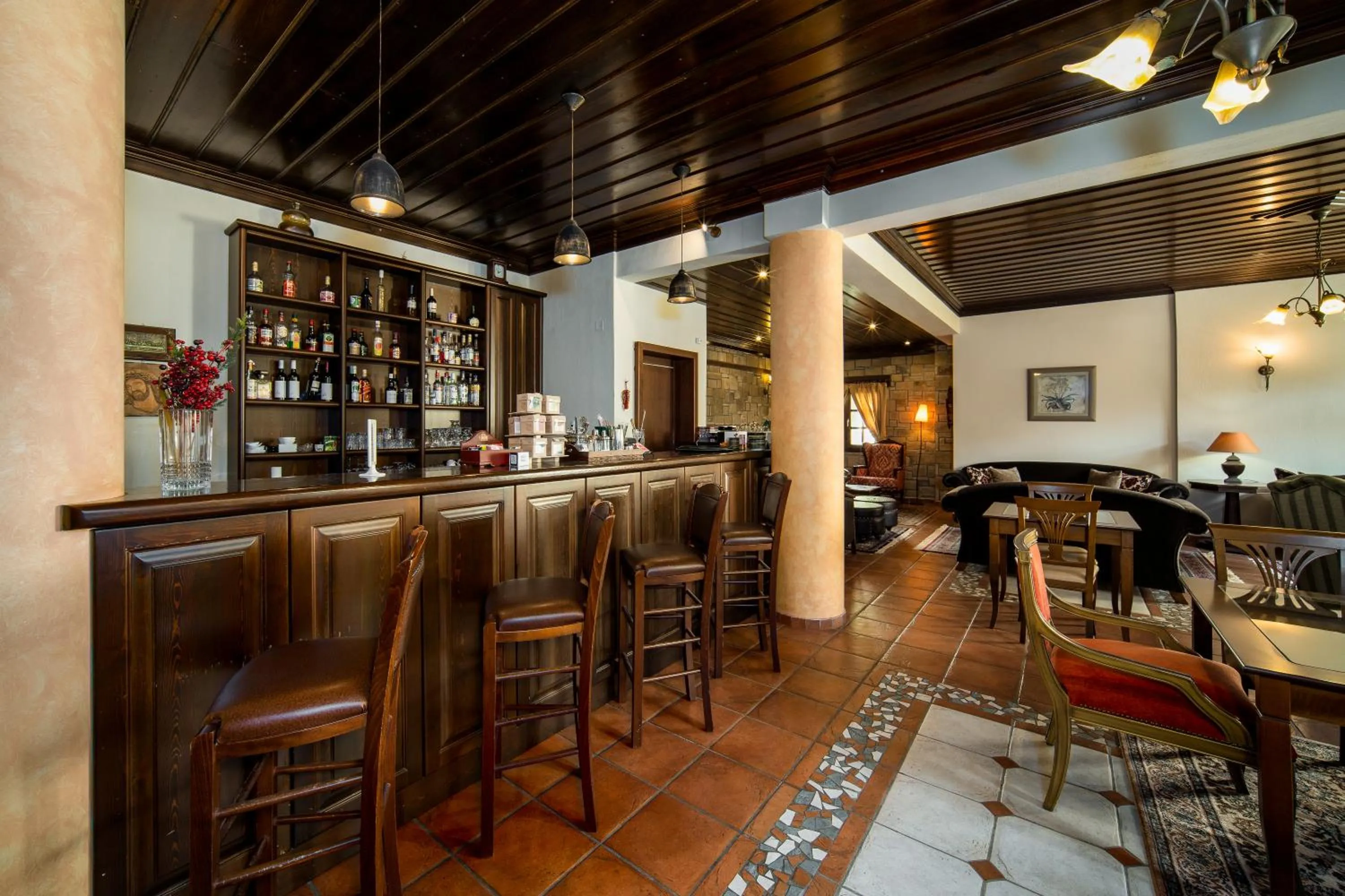 Lounge or bar in Hotel Giamandes