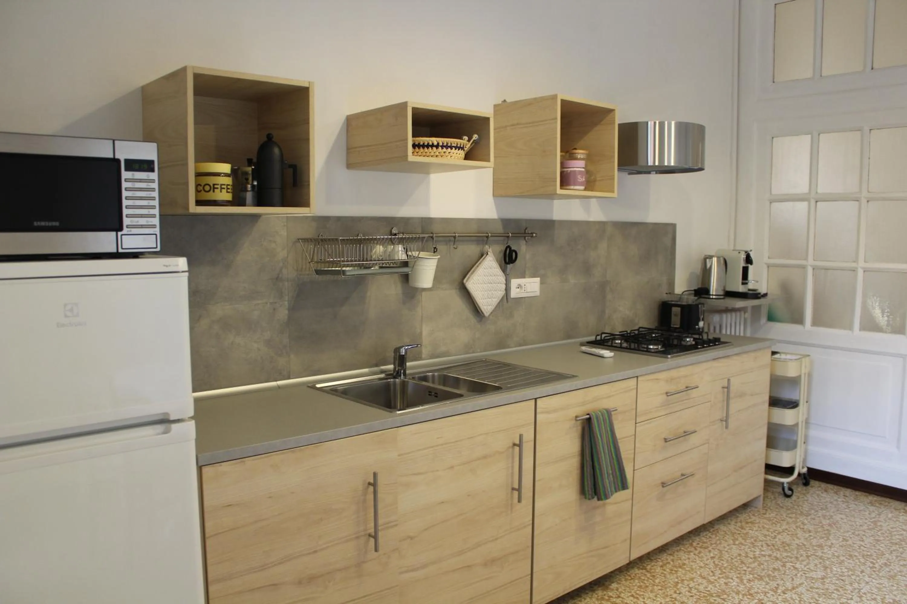 Communal kitchen in B & B Da Matilde