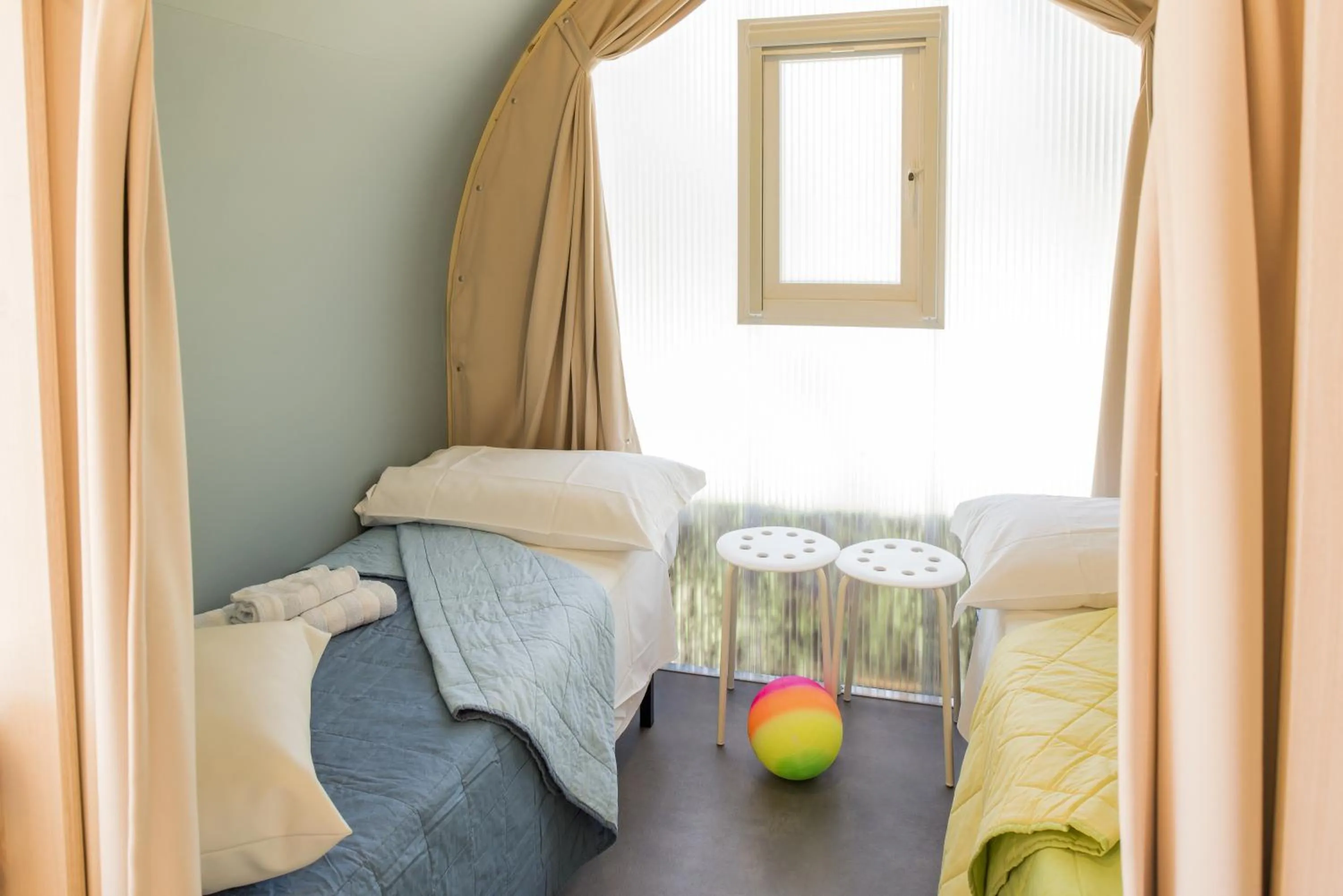 Bedroom, Bed in La Rocca Camping Village