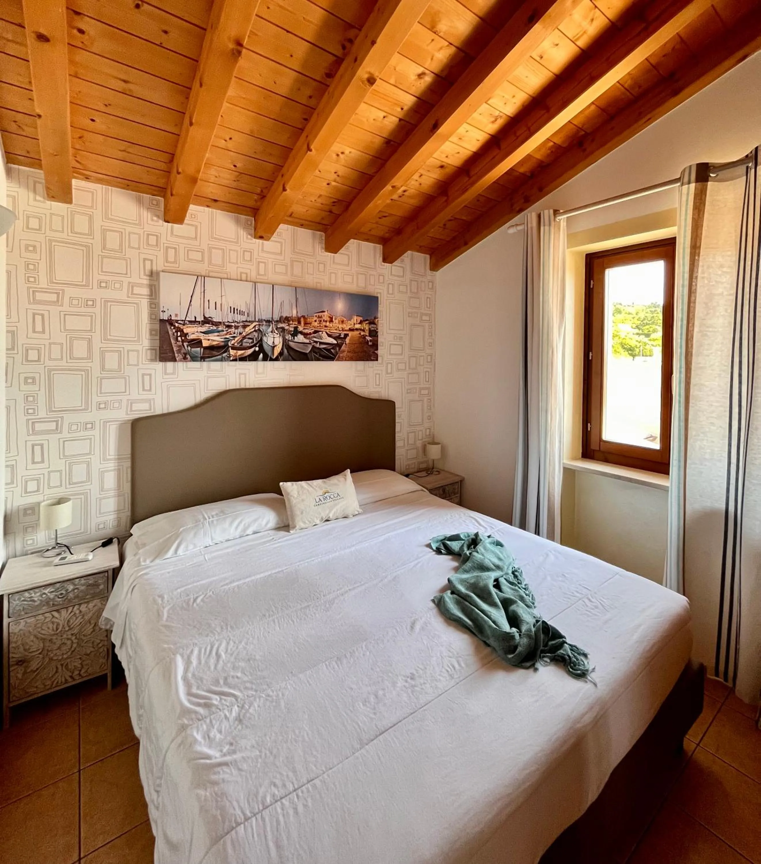 Bed in La Rocca Camping Village