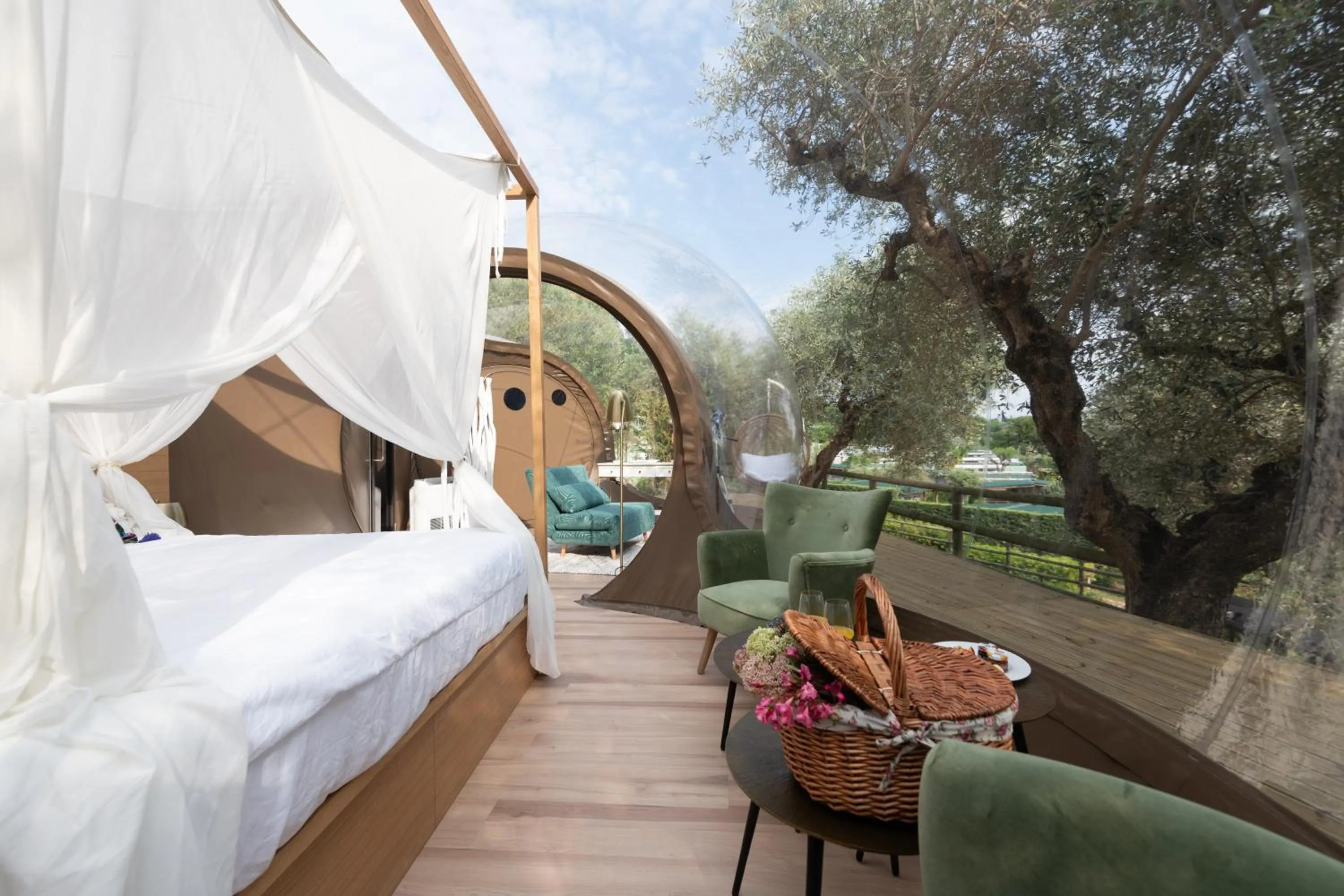 Bed in La Rocca Camping Village